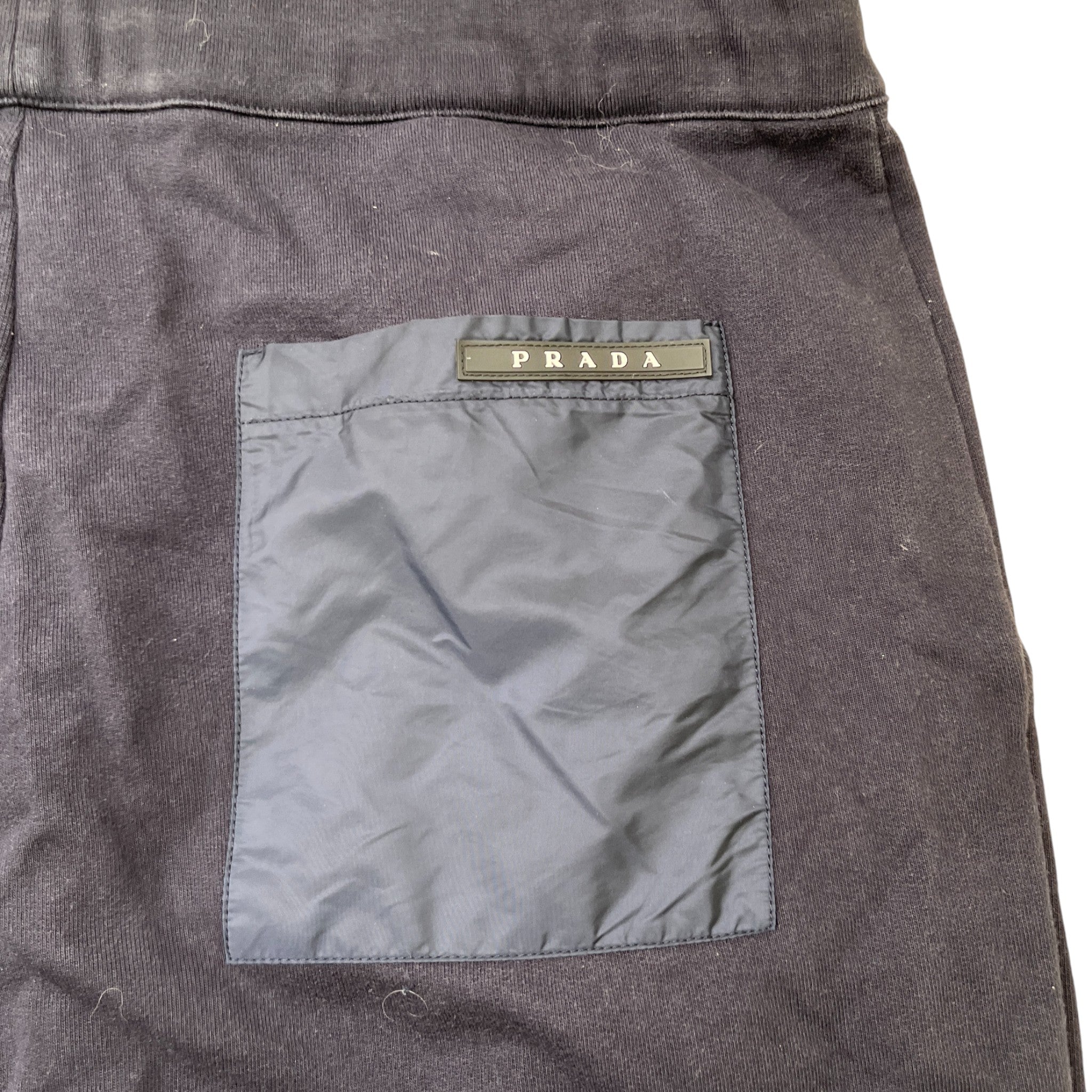 Men's Patch Logo Joggers Navy Size XL