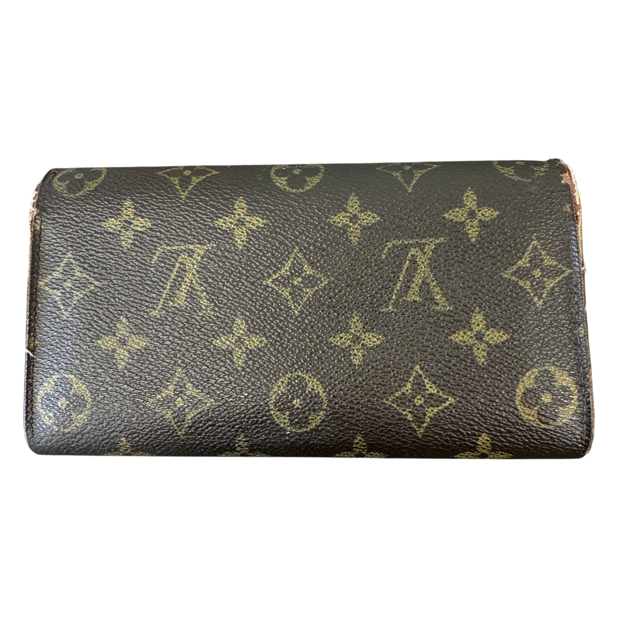 Women's Monogram Sarah Wallet Brown