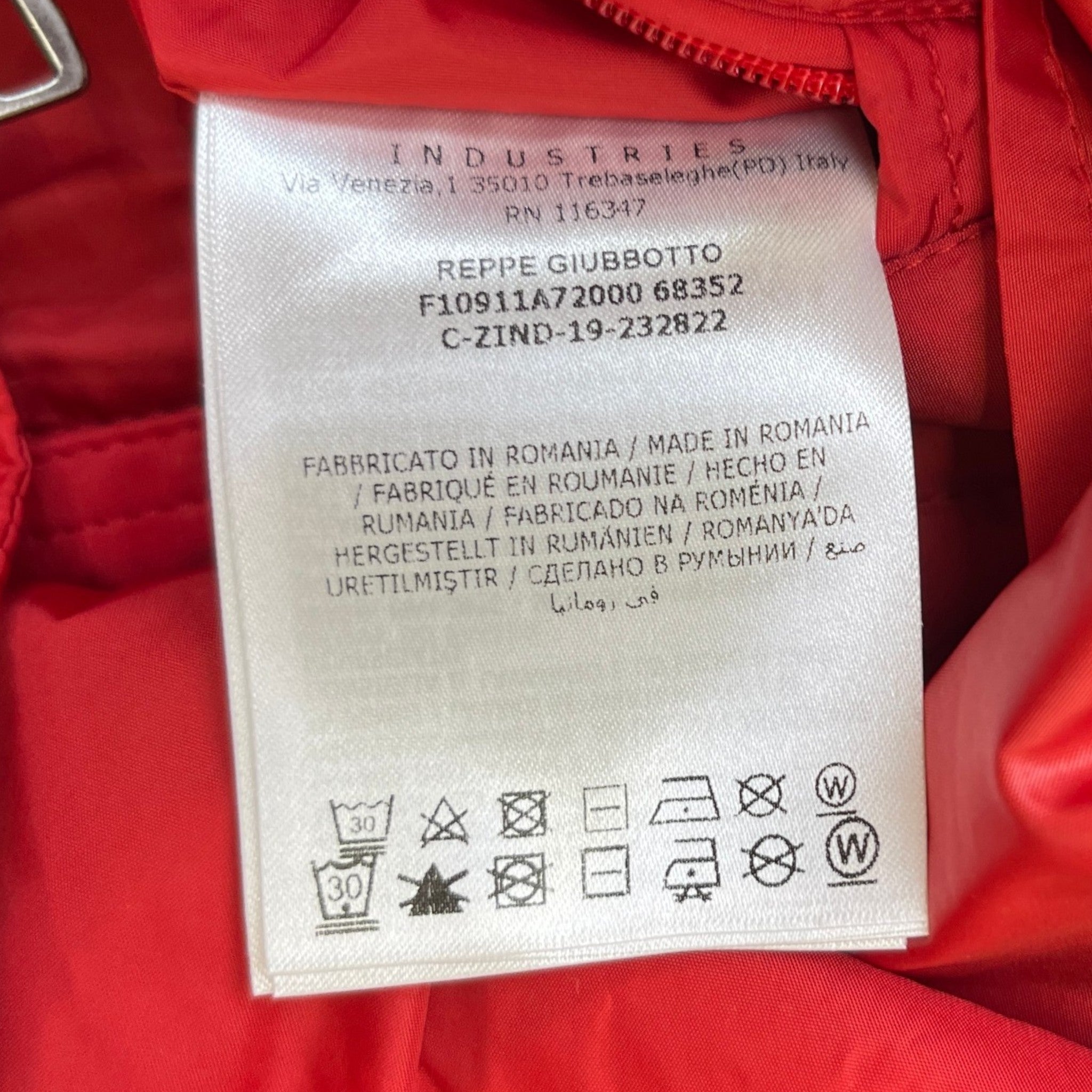 Men's Reppe Jacket Red Size 4 / XL