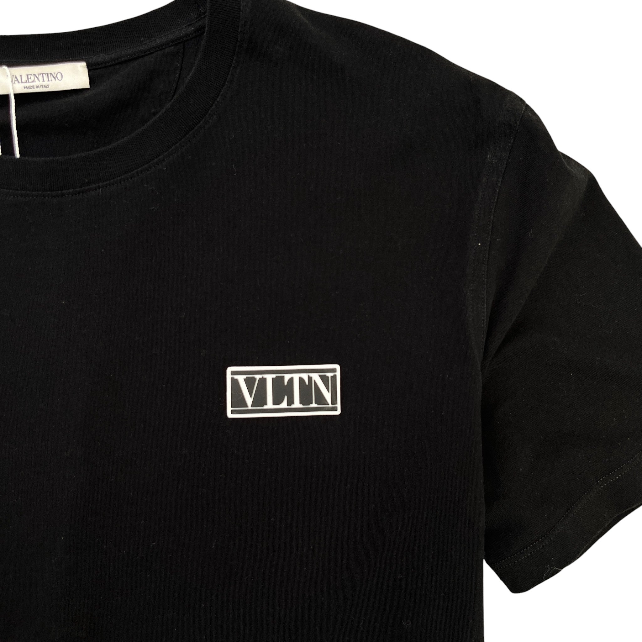Men's Vltn Tag Logo T-Shirt Black Size XL