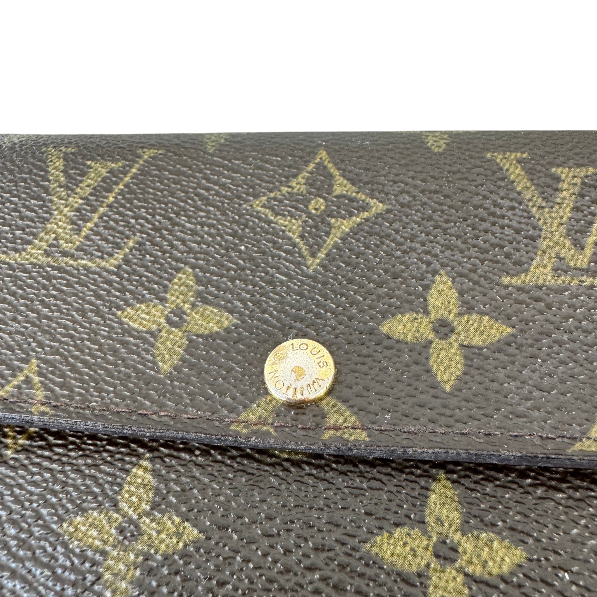 Women's Monogram Sarah Wallet Brown