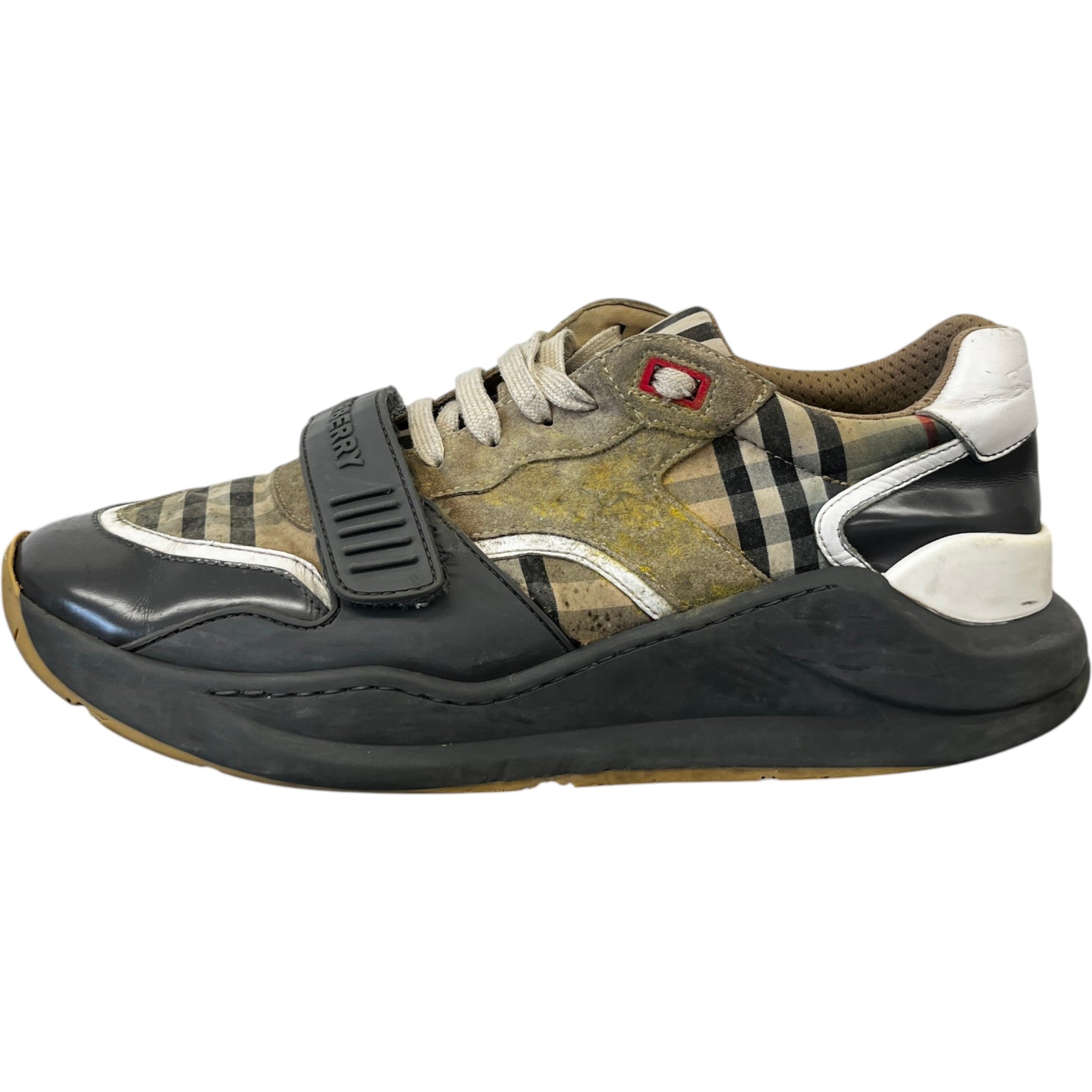 Men's Ramsey Low Trainers Grey Size EU 44 / UK 10