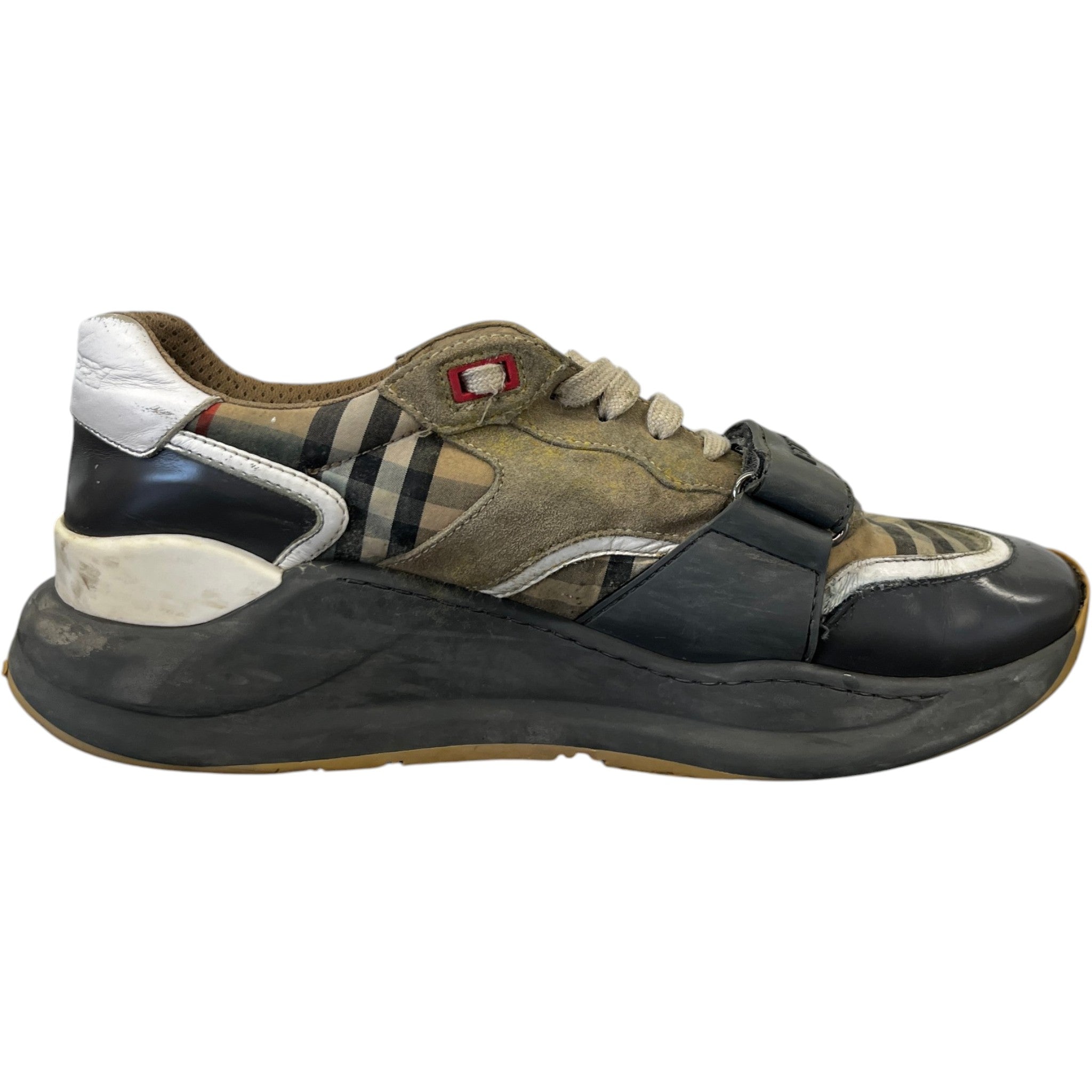 Men's Ramsey Low Trainers Grey Size EU 44 / UK 10