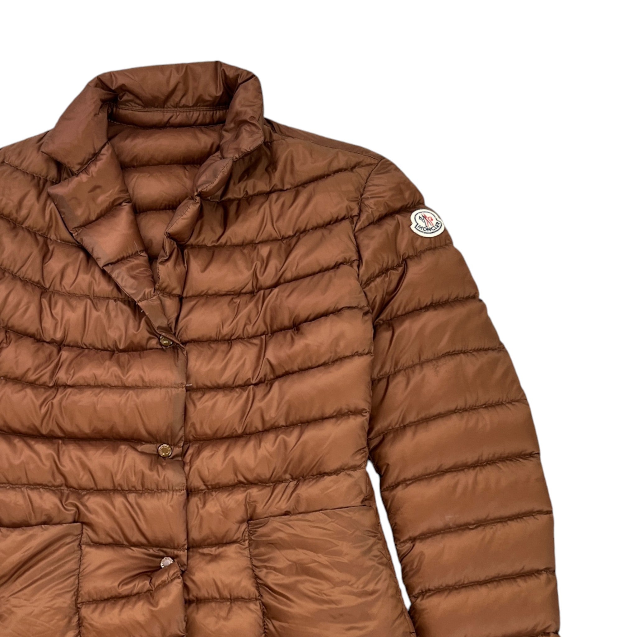 Women's Lisette Down Jacket Brown Size 3 / UK 14