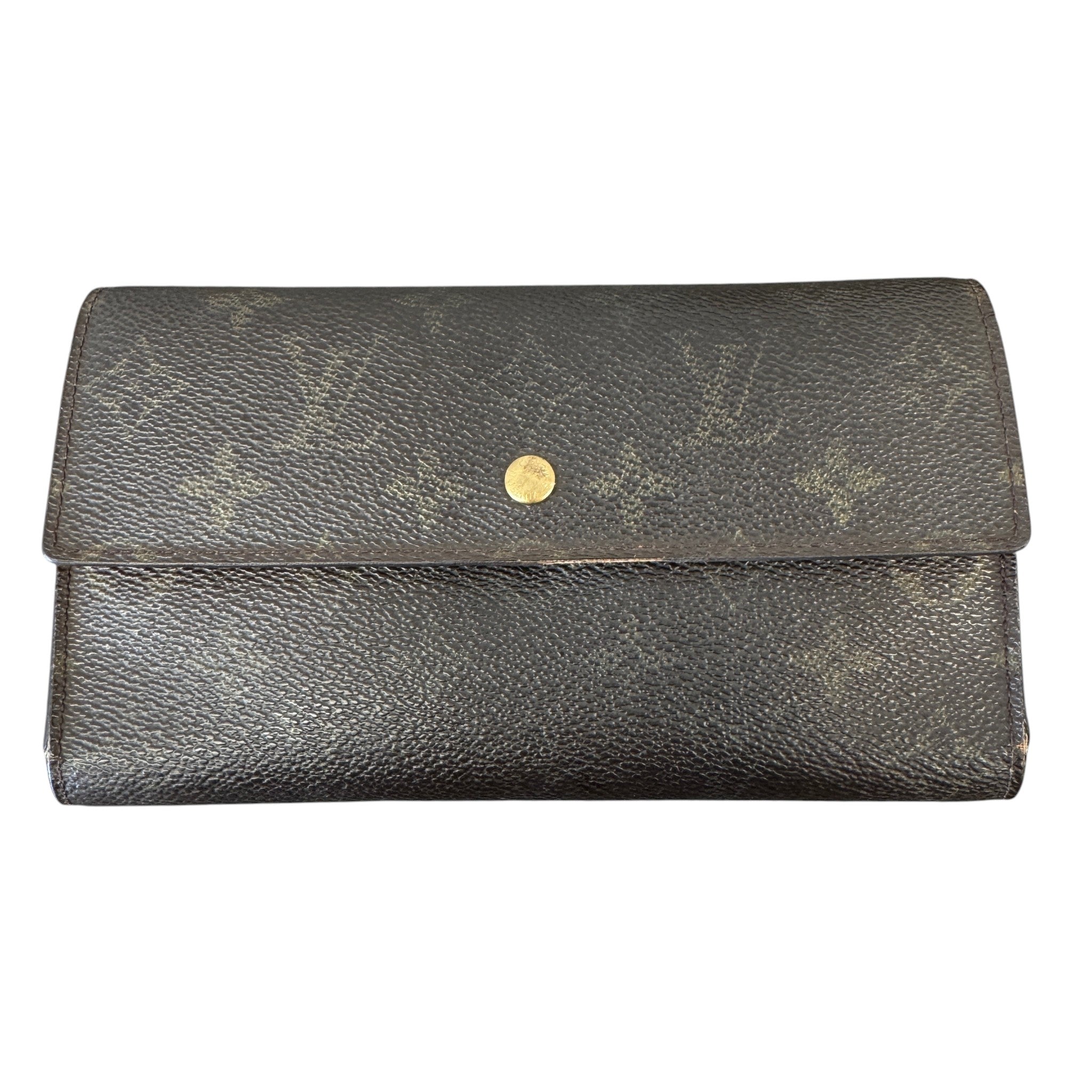 Women's Monogram Sarah Wallet Brown