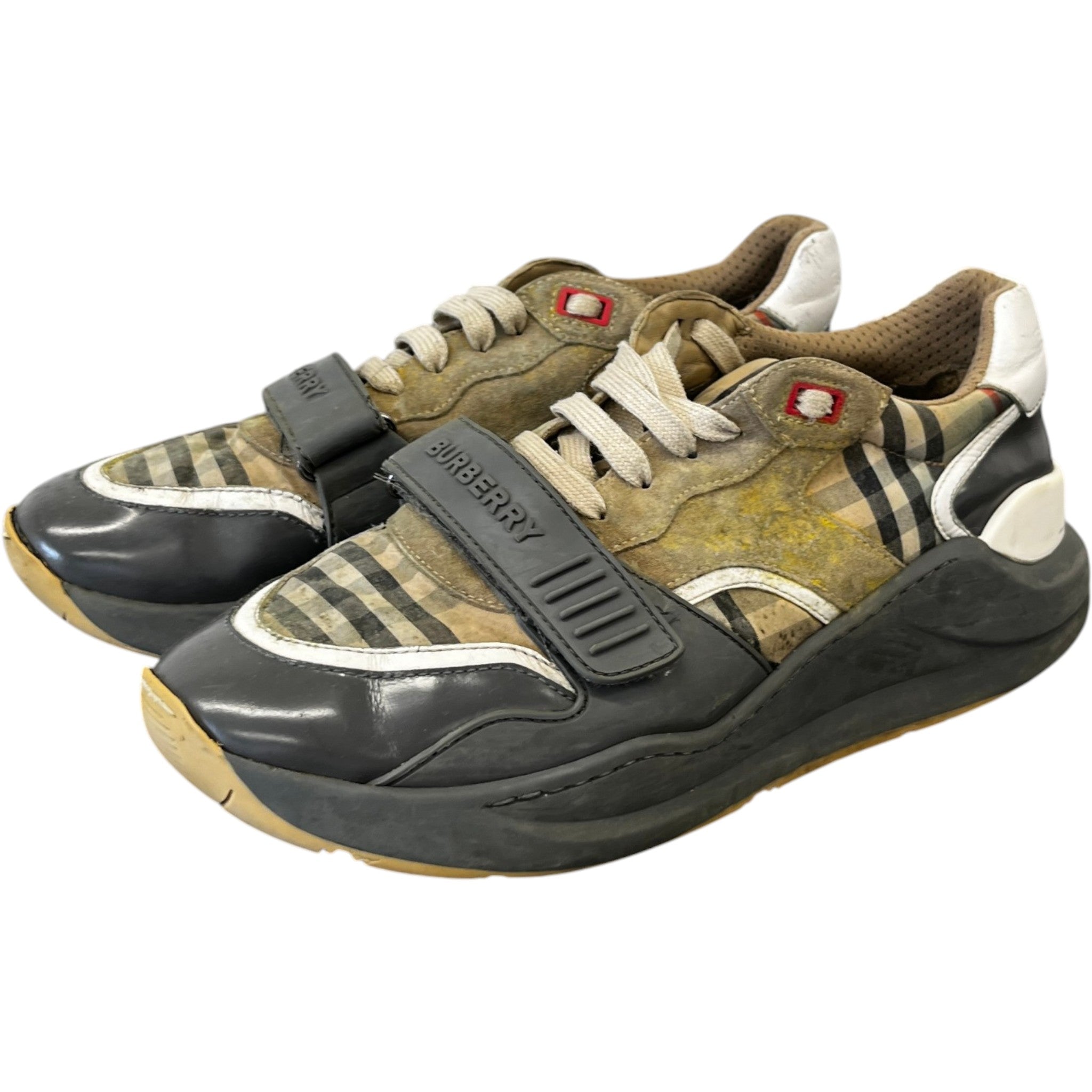 Men's Ramsey Low Trainers Grey Size EU 44 / UK 10