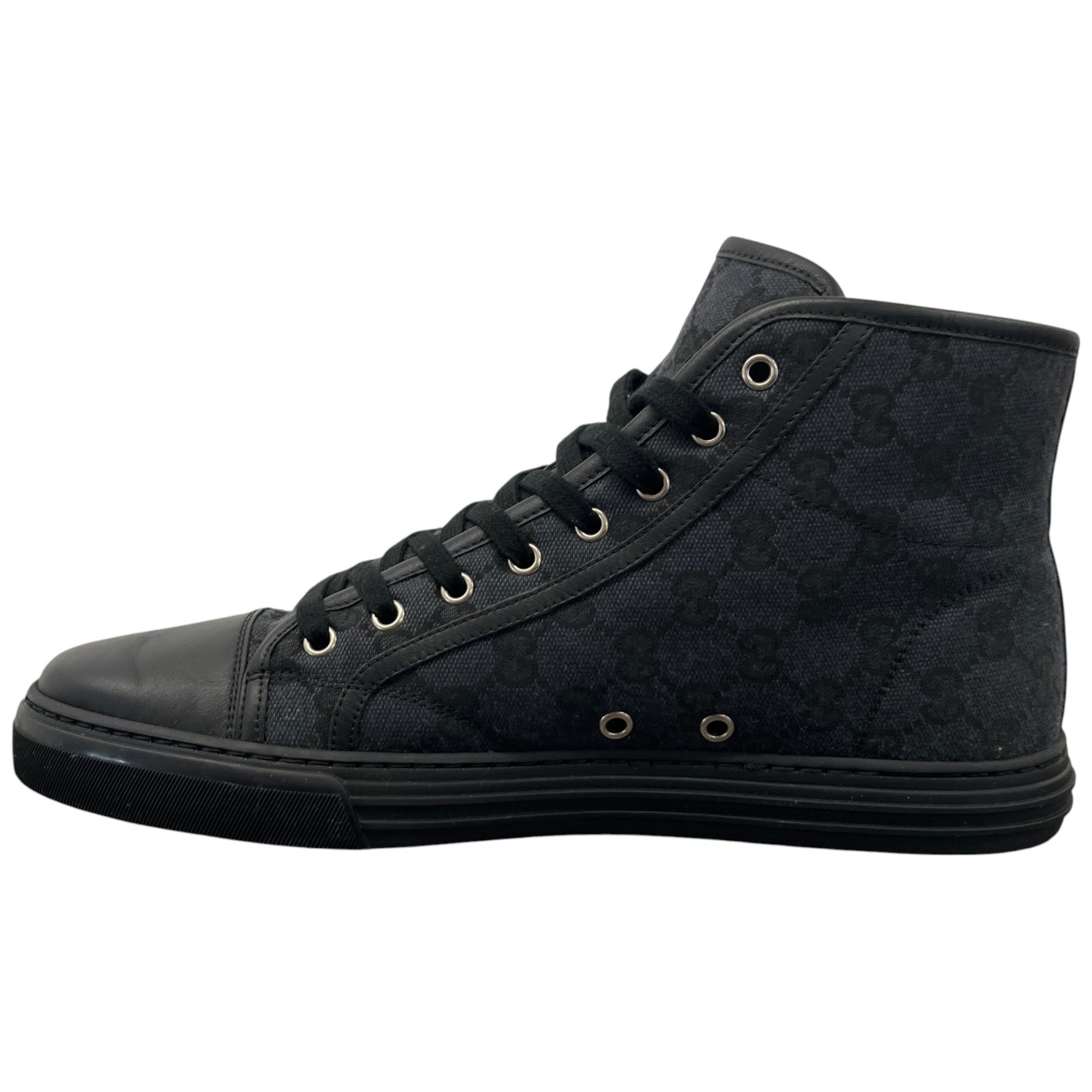 Men's Gg Supreme High Trainers Black Size EU 43.5 / UK 9.5