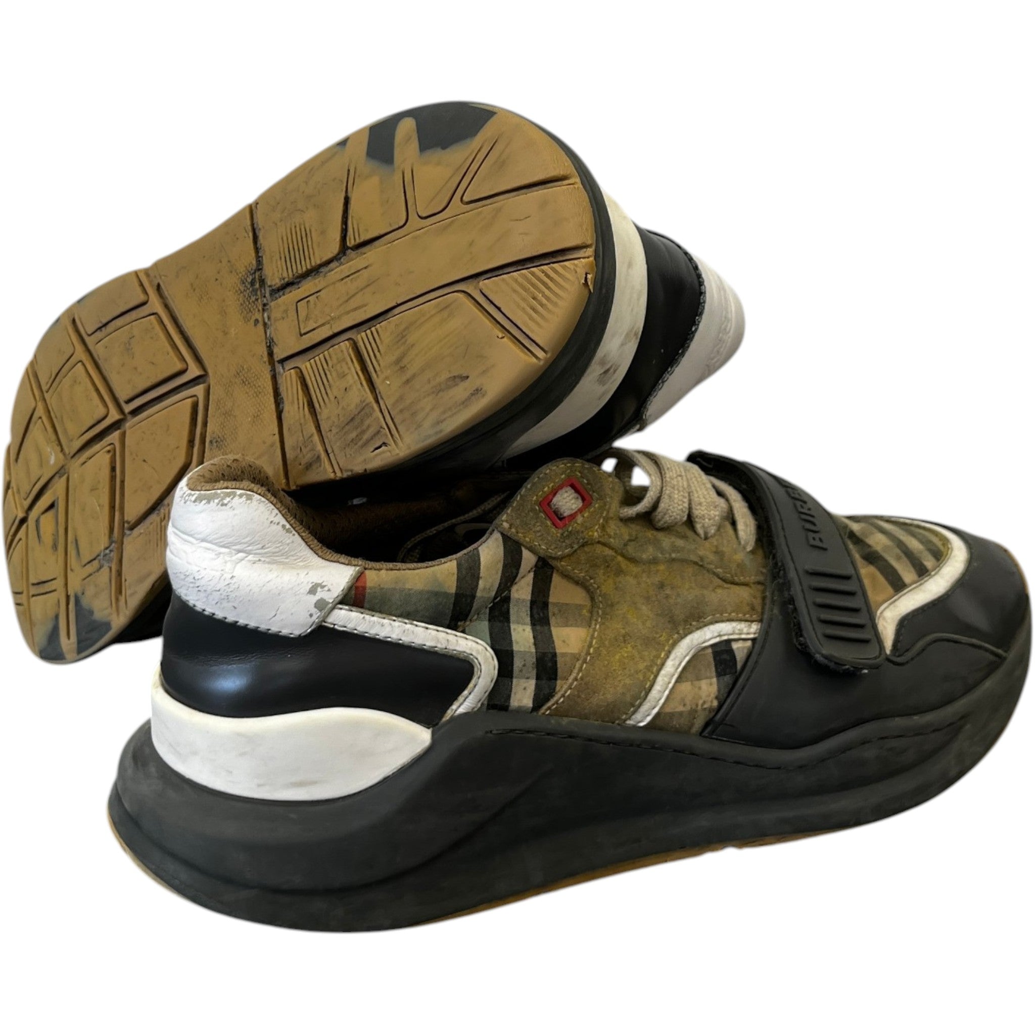 Men's Ramsey Low Trainers Grey Size EU 44 / UK 10