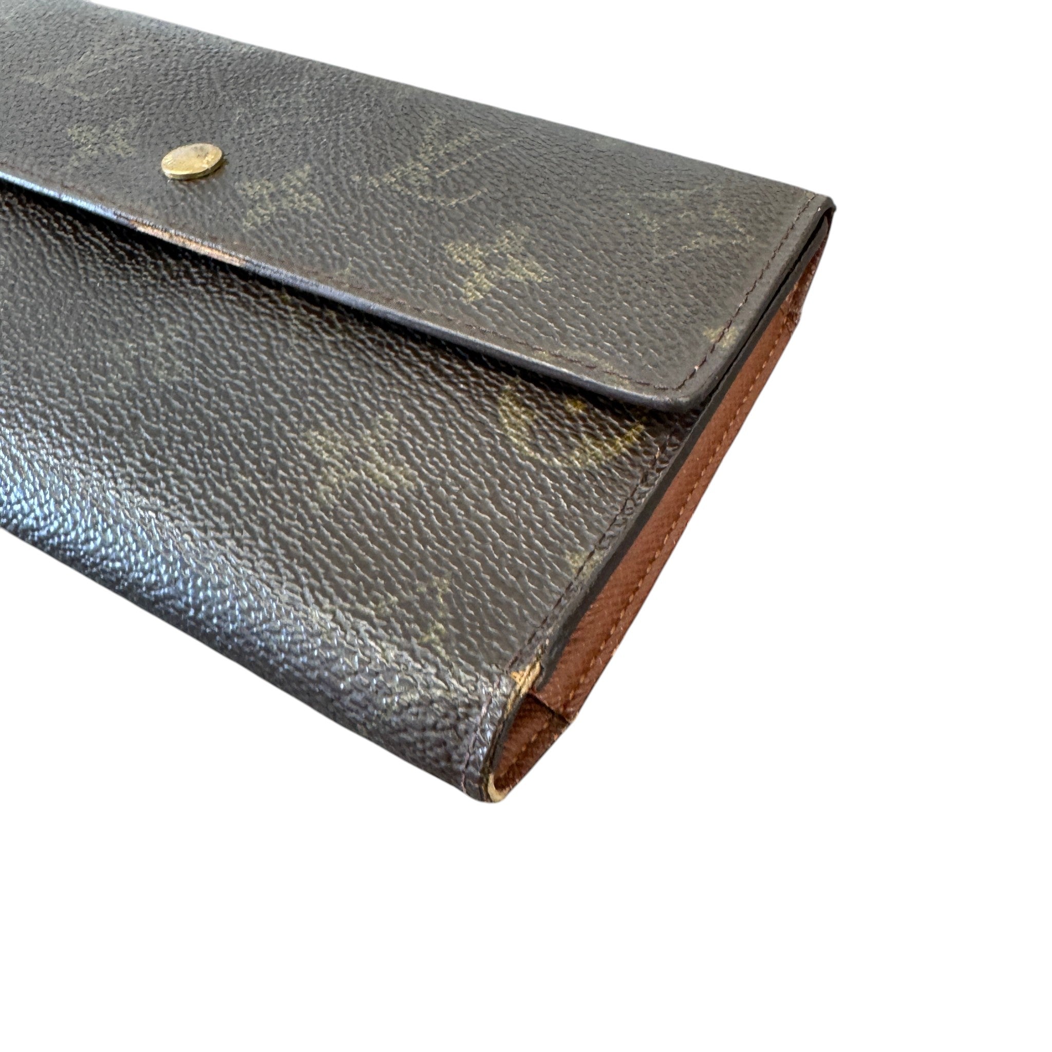 Women's Monogram Sarah Wallet Brown