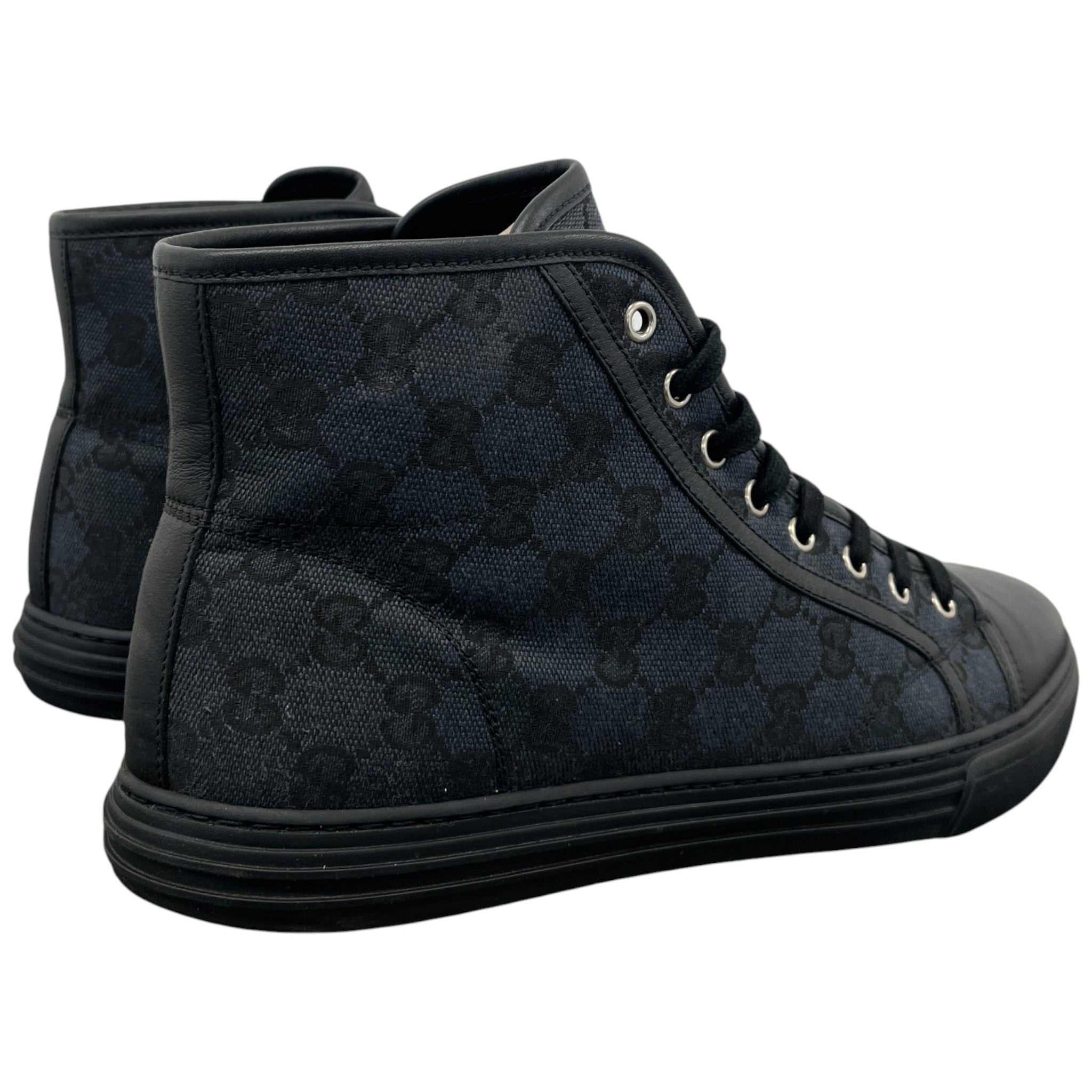 Men's Gg Supreme High Trainers Black Size EU 43.5 / UK 9.5