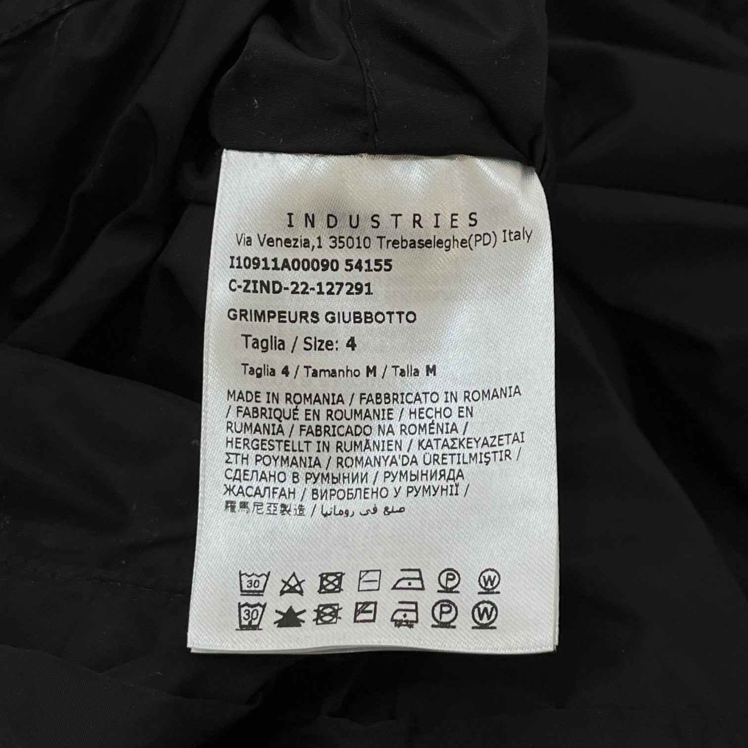 Men's Grimpeurs Windbreaker Black Size 4 / XL
