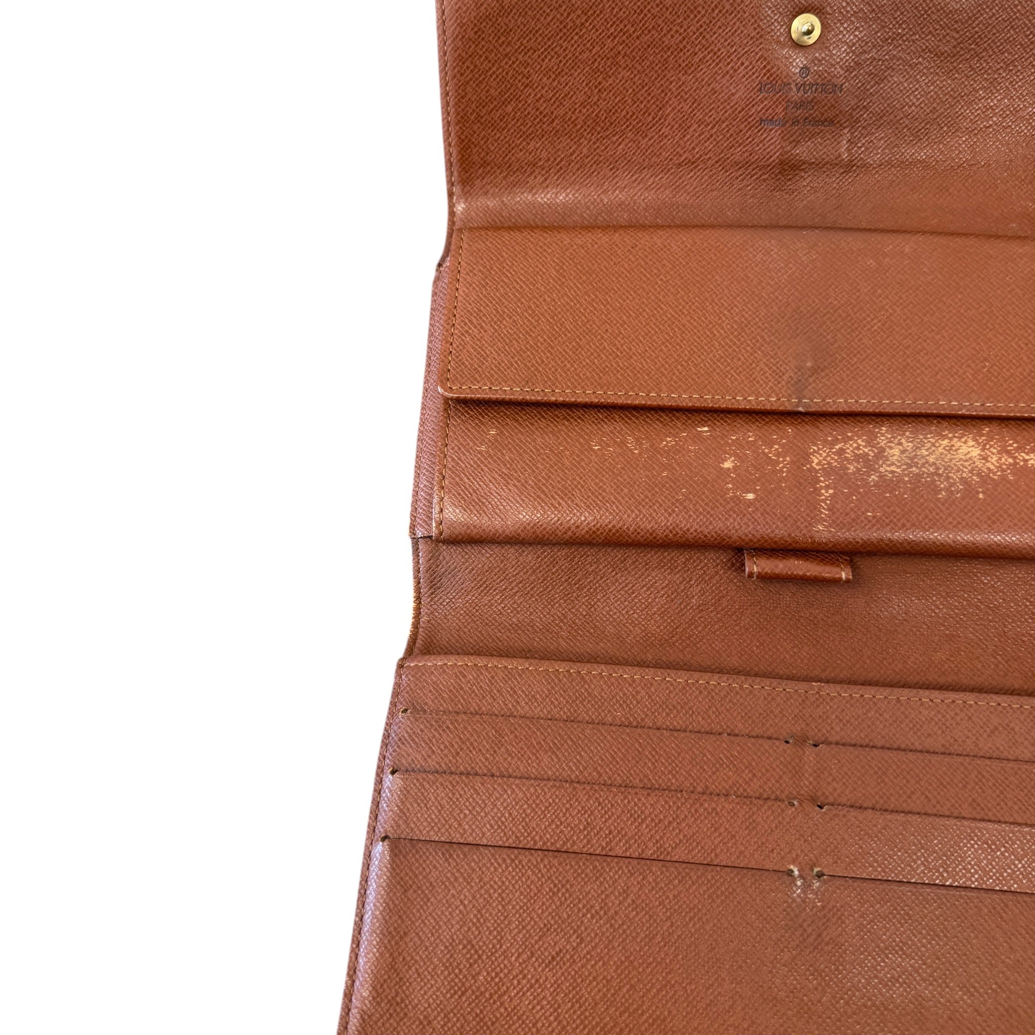 Women's Monogram Sarah Wallet Brown
