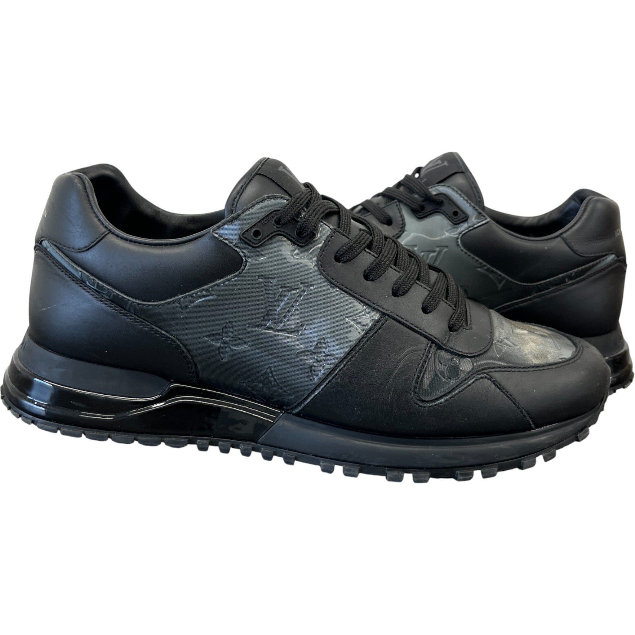 Men's Run Away Low Trainers Black Size EU 41 / UK 7
