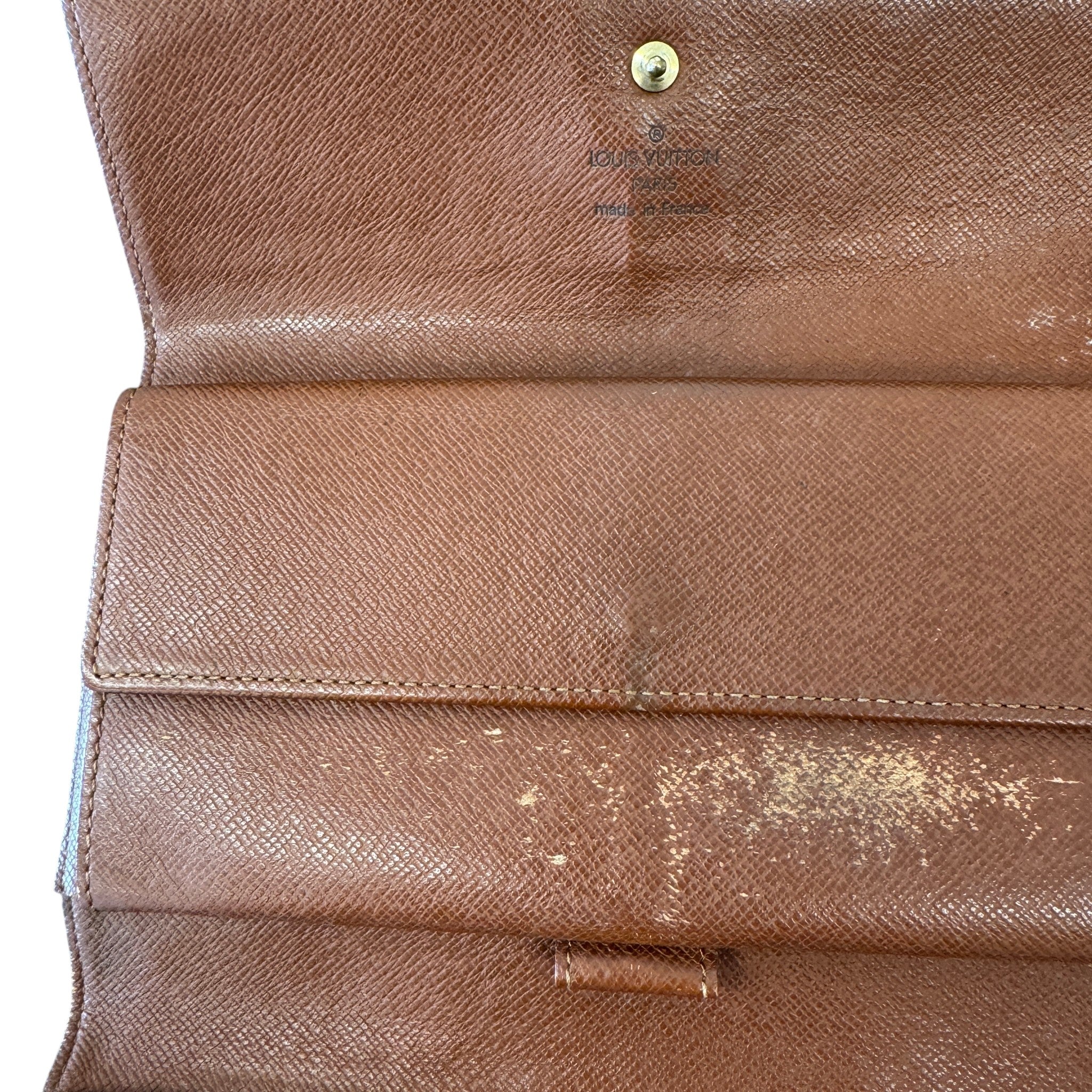 Women's Monogram Sarah Wallet Brown