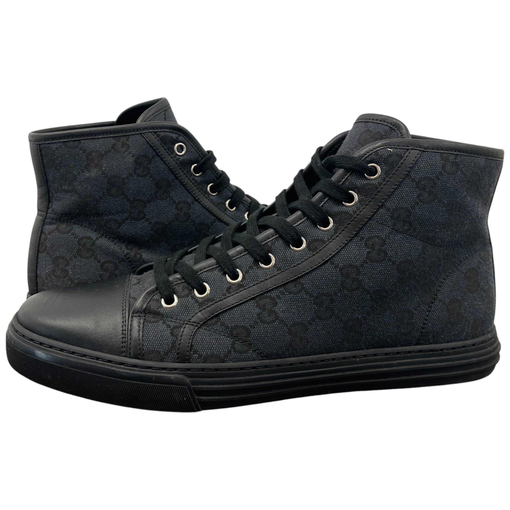 Men's Gg Supreme High Trainers Black Size EU 43.5 / UK 9.5