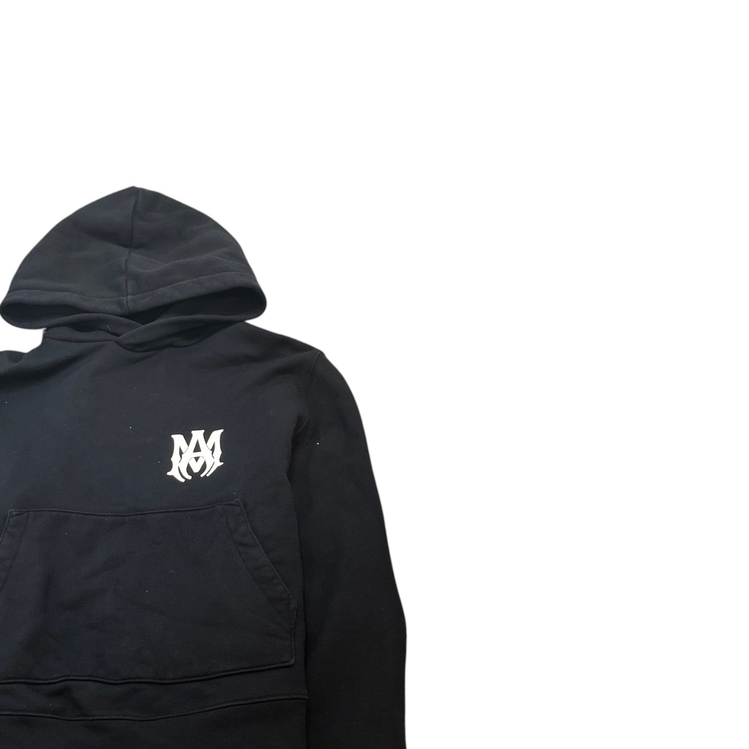 Men's Logo Print Hoodie Black Size L