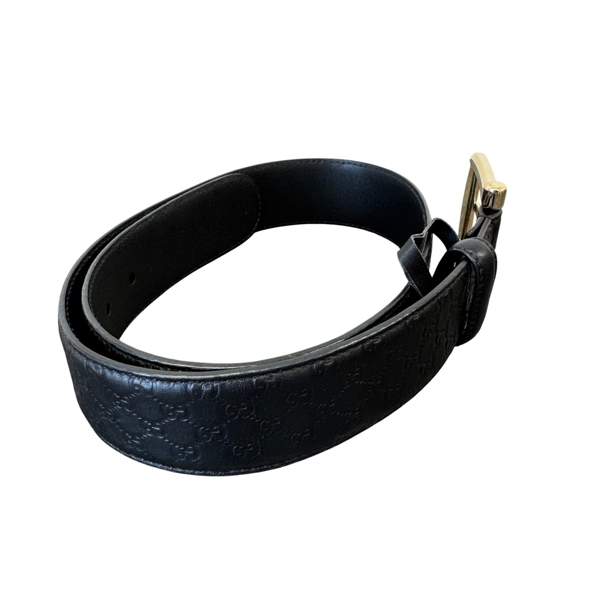 Men's Gg Supreme Belt Black Size 75CM / UK 6
