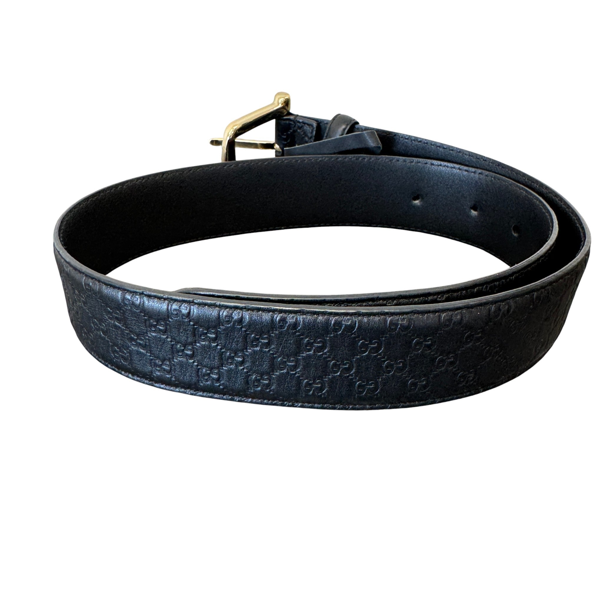 Men's Gg Supreme Belt Black Size 75CM / UK 6