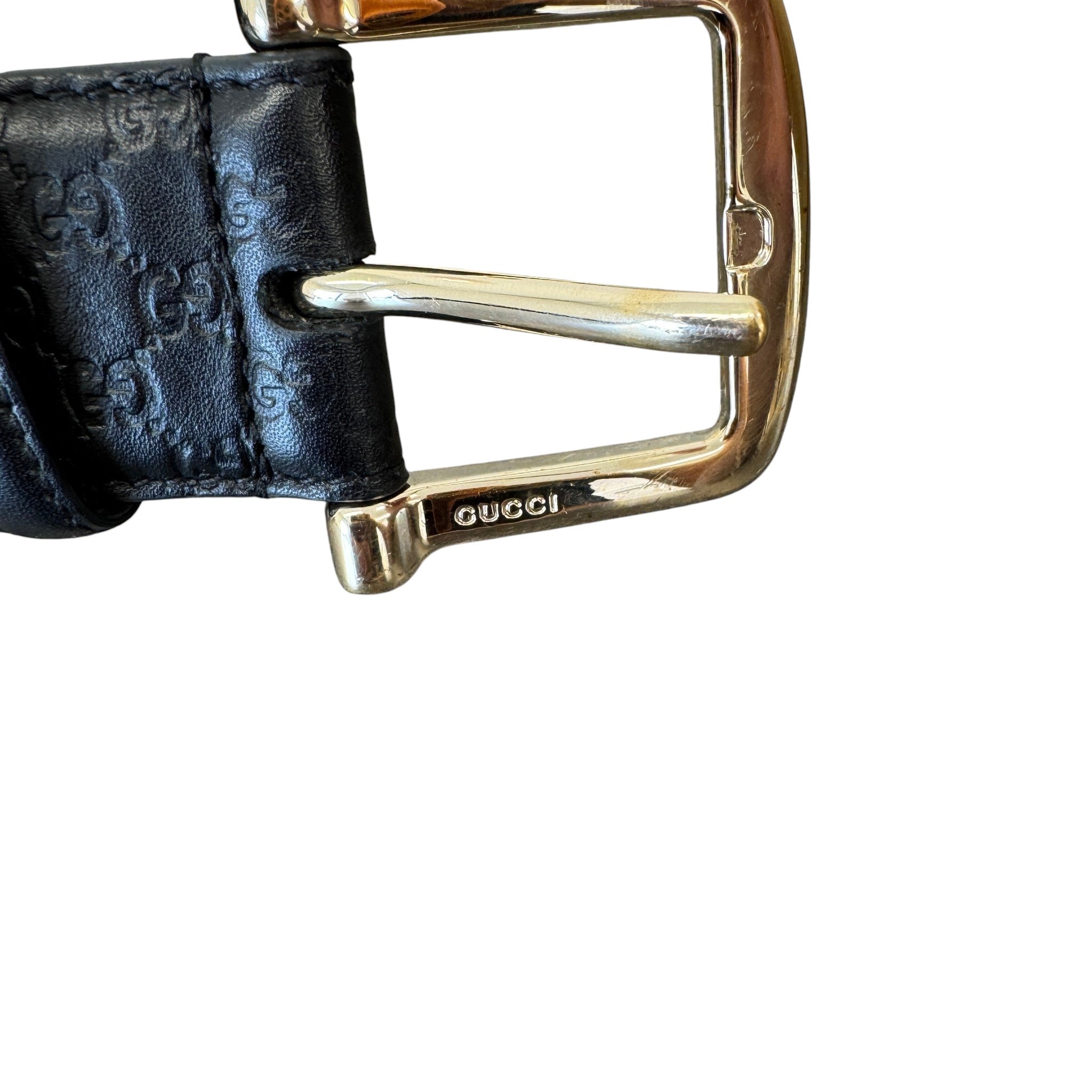 Men's Gg Supreme Belt Black Size 75CM / UK 6