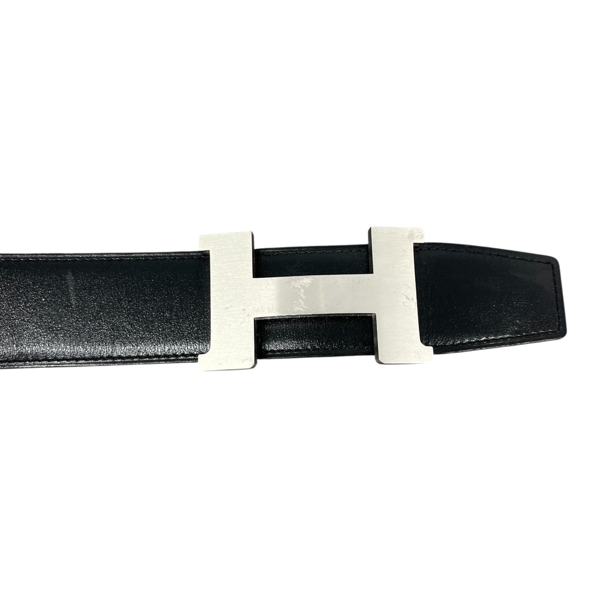 Men's H Logo Reversible Belt Black Size Waist 30"