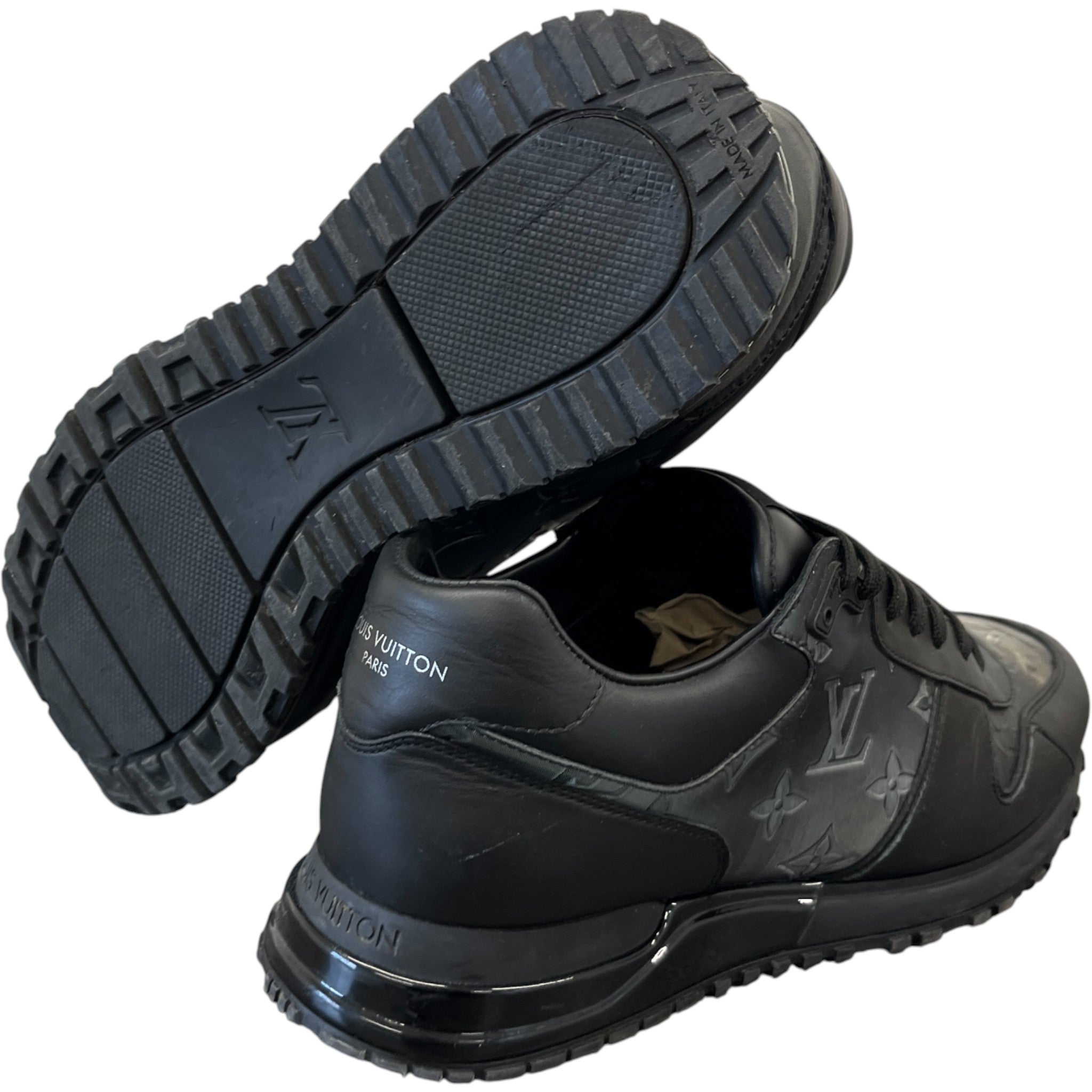 Men's Run Away Low Trainers Black Size EU 41 / UK 7