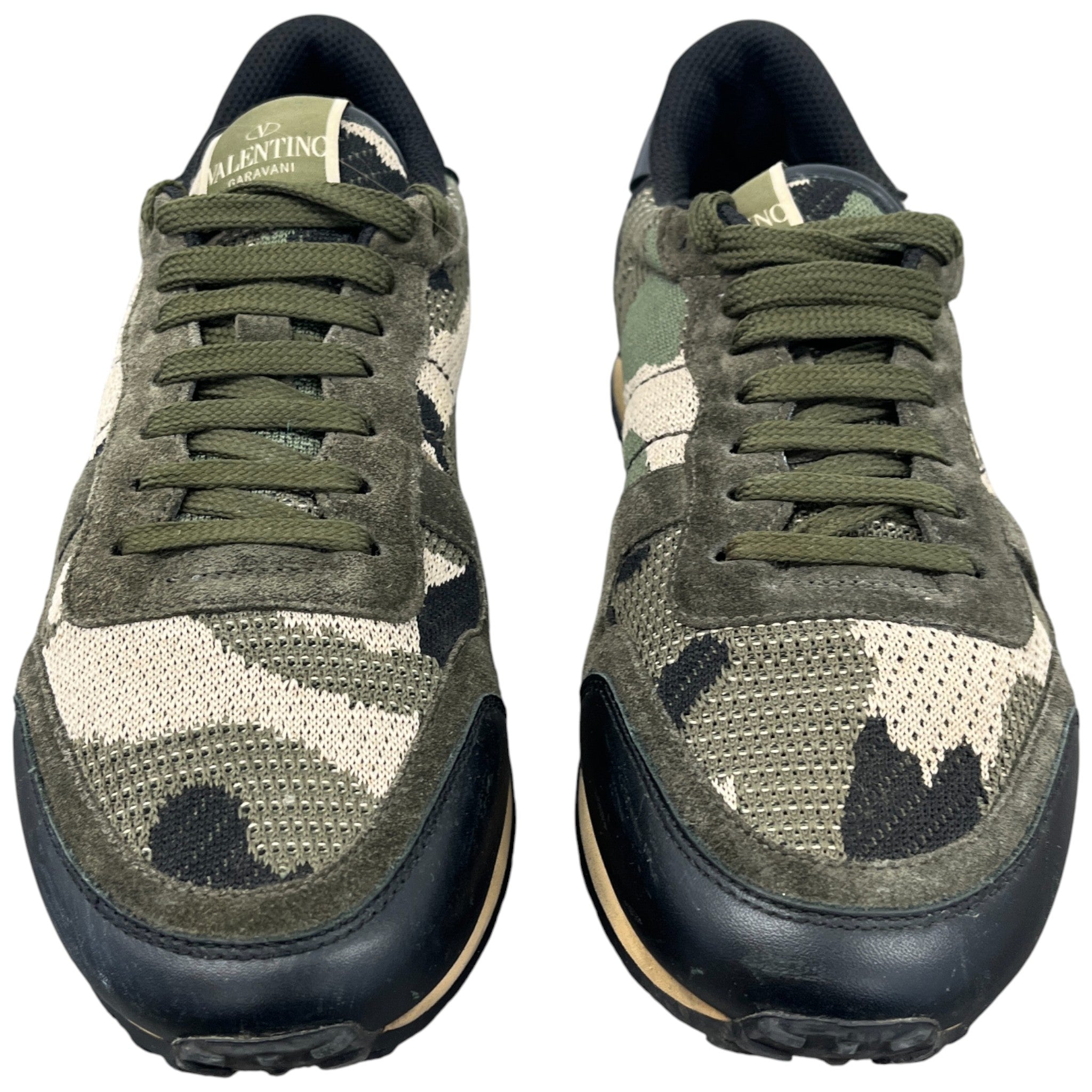 Men's Rockrunner Camouflage Low Trainers Khaki Size EU 39.5 / UK 5.5