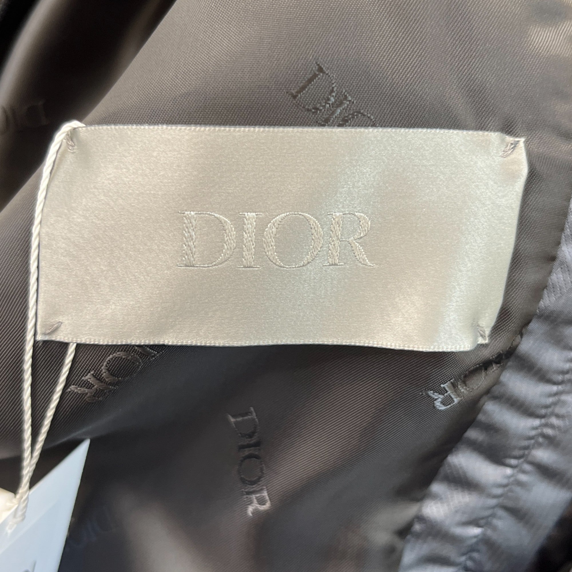 Men's Cd Diamond Bomber Jacket Grey Size IT 54 / XXL