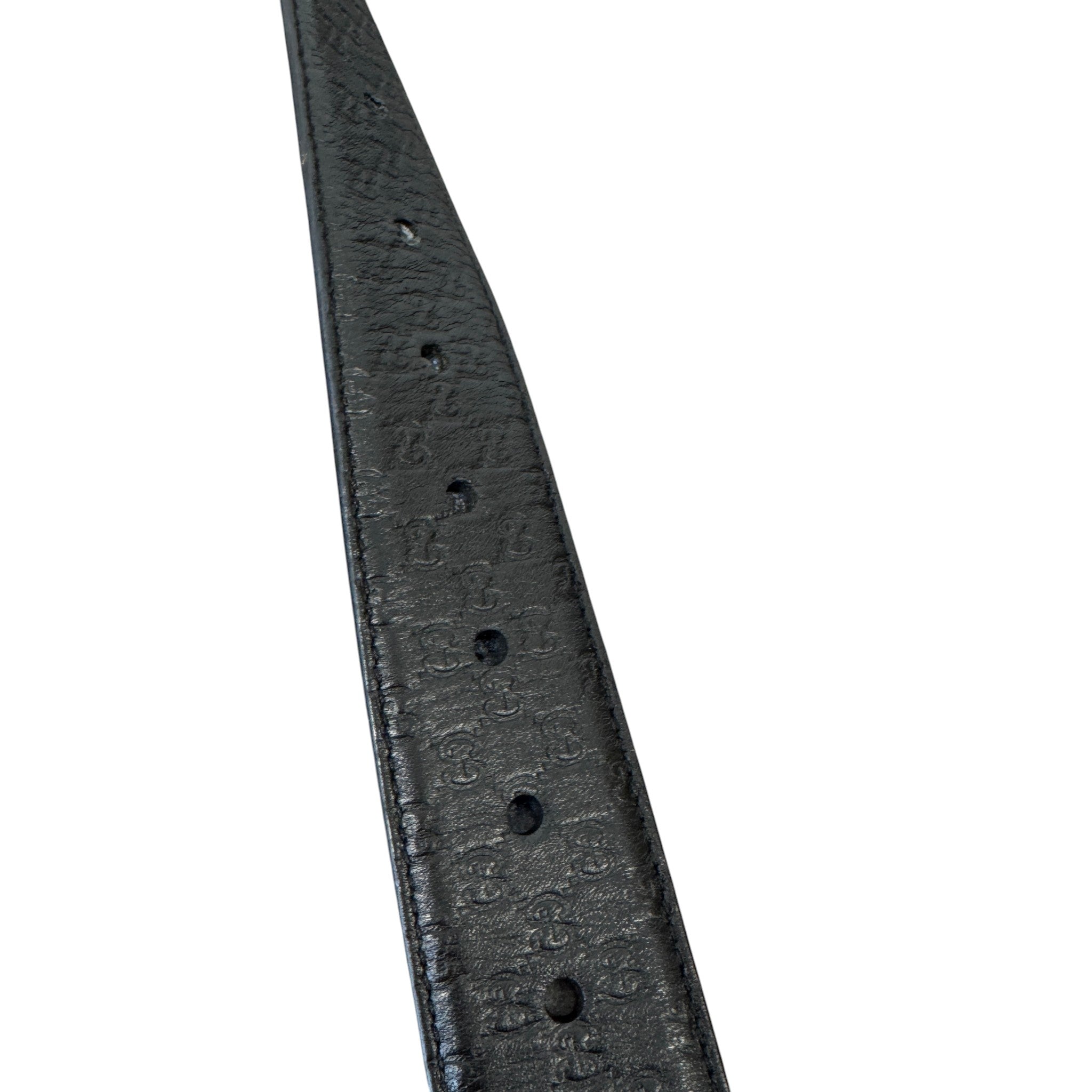 Men's Gg Supreme Belt Black Size 75CM / UK 6
