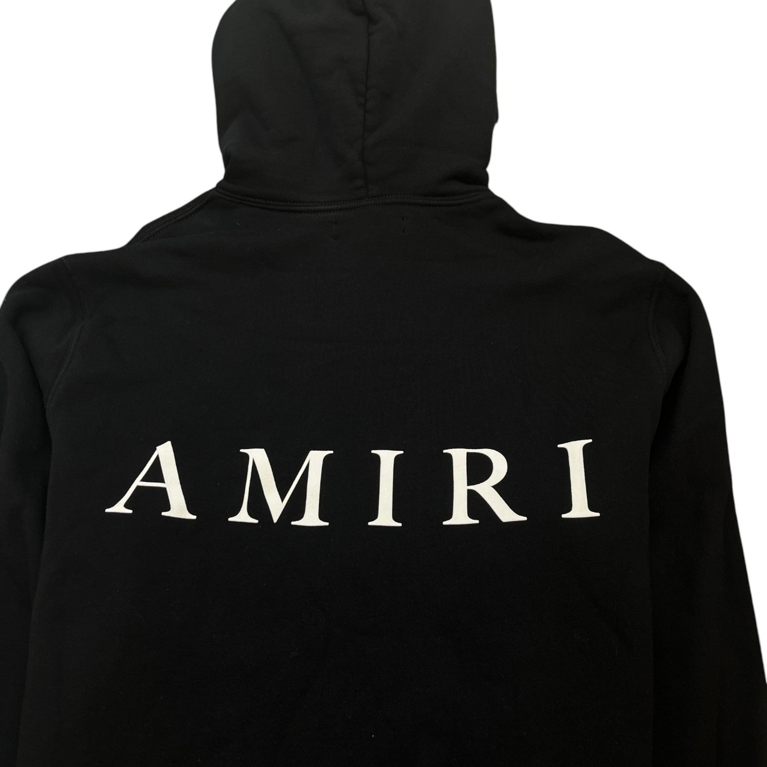 Men's Logo Print Hoodie Black Size L