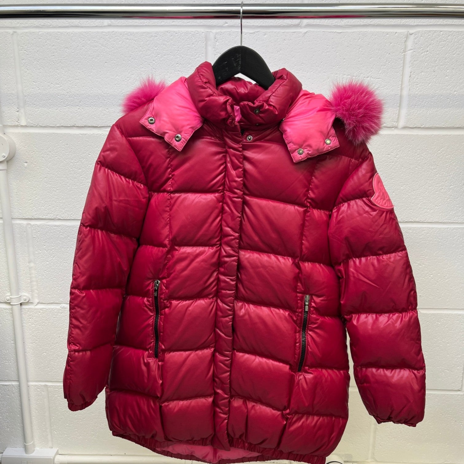 Women's Parana Junior Down Jacket Pink Size Junior Age 12