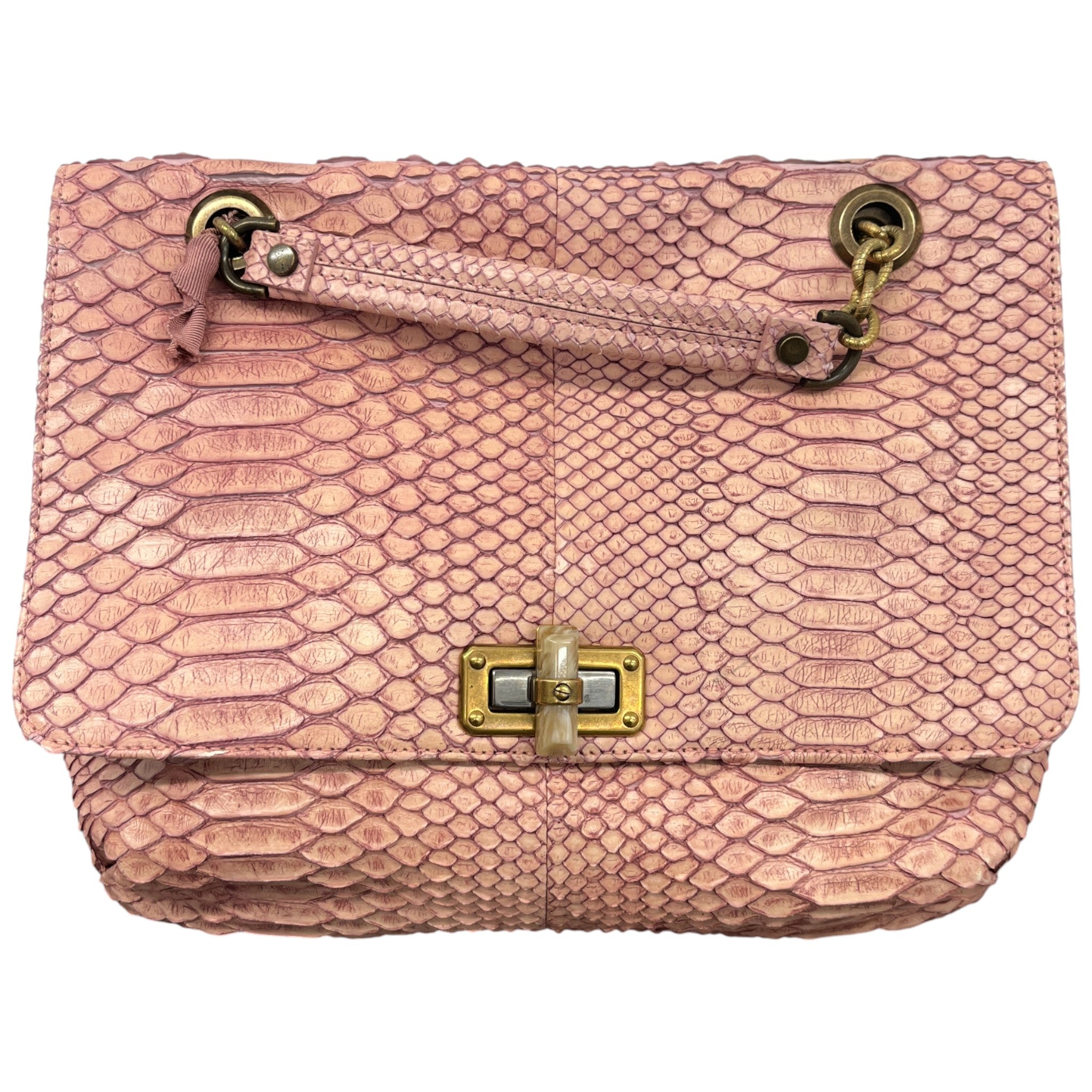 Women's Happy Python Bag Pink