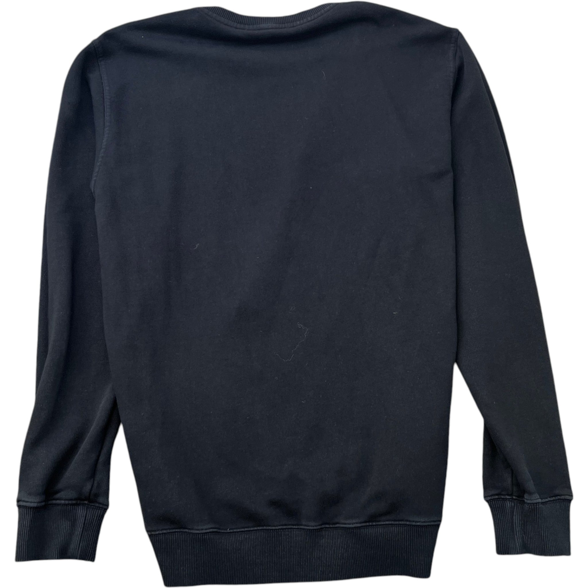 Men's Distressed Logo Sweatshirt Black Size M