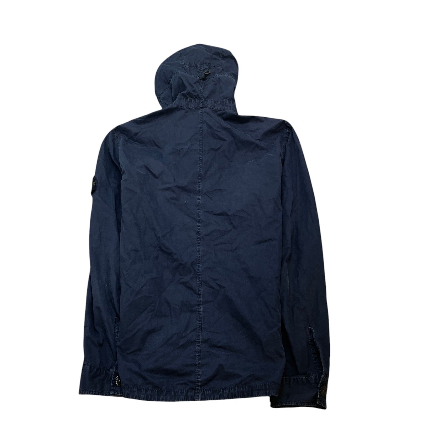 Men's Applique Logo OverShirt Navy Size M
