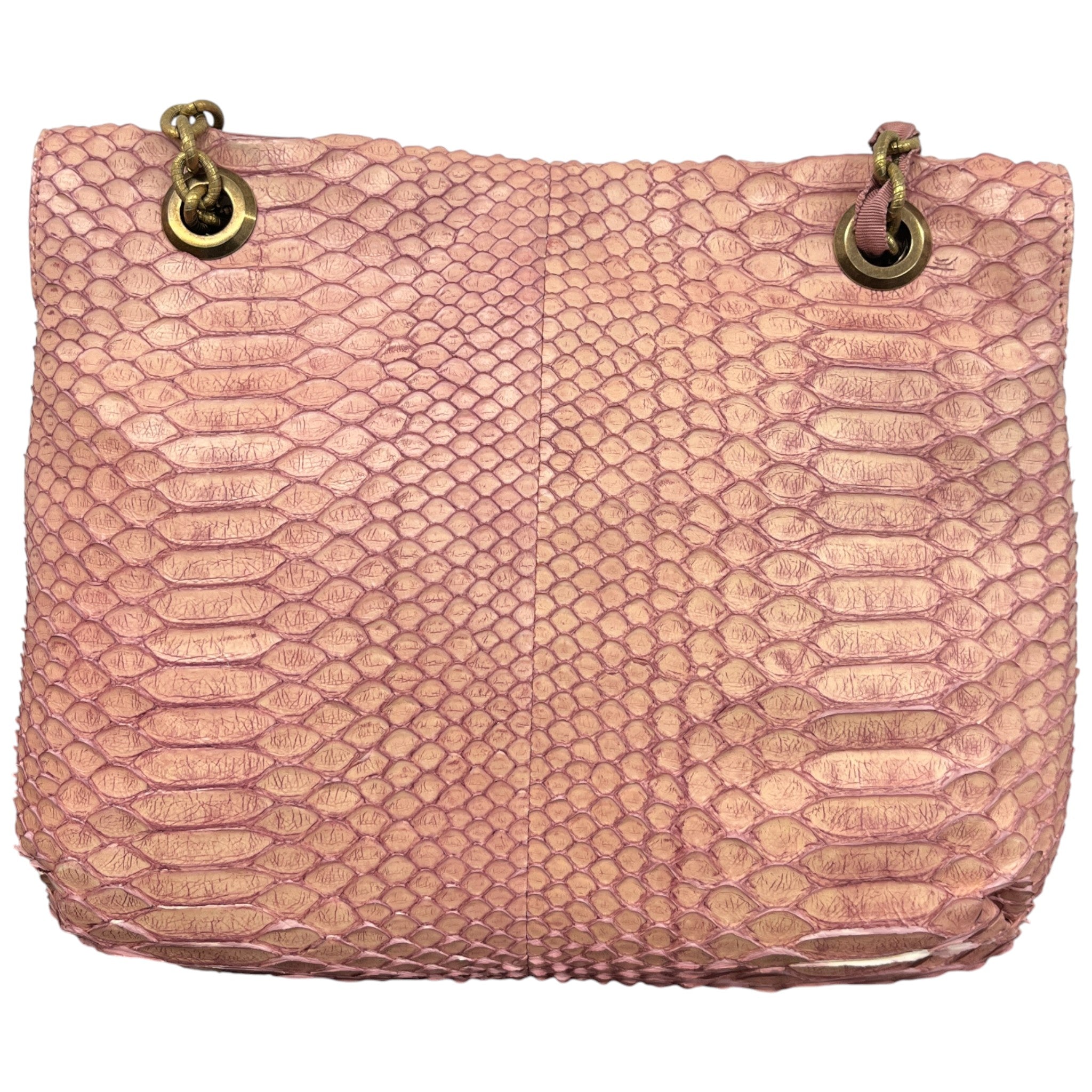 Women's Happy Python Bag Pink