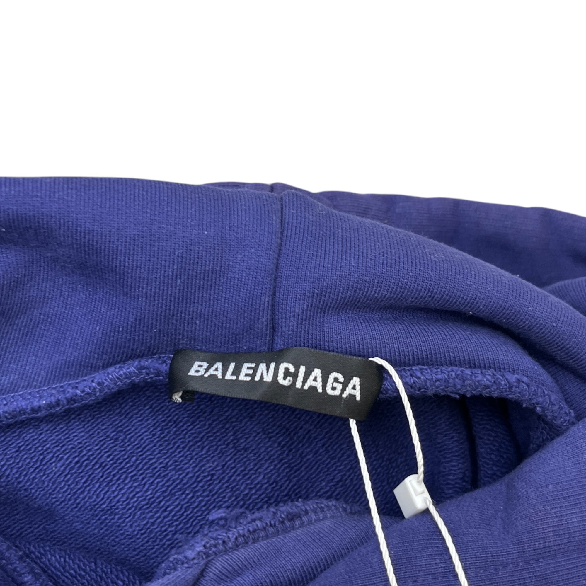 Men's Political Logo Hoodie Purple Size M