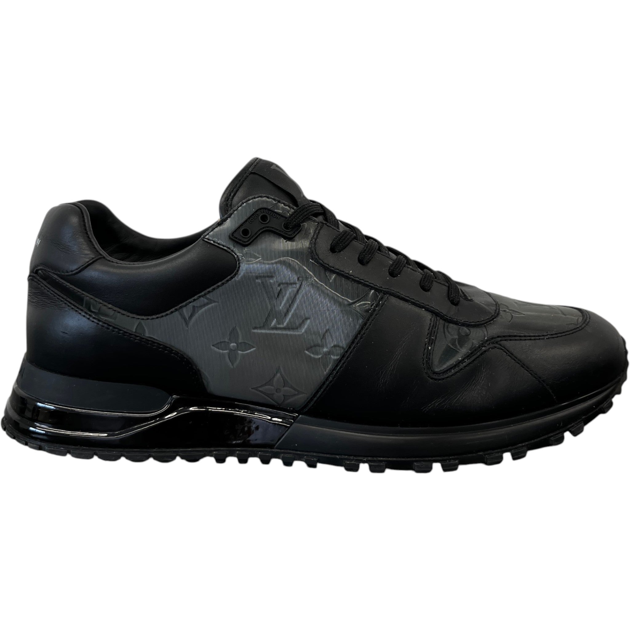 Men's Run Away Low Trainers Black Size EU 41.5 / UK 7.5
