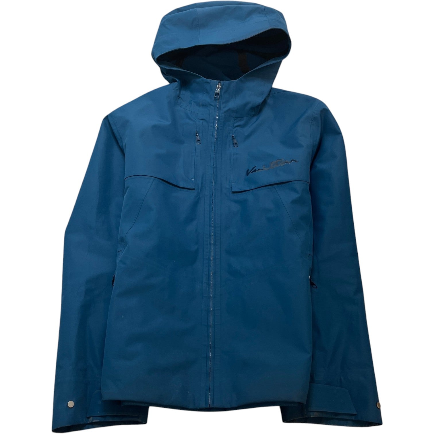 Men's Signature Hooded Parka Jacket Blue Size IT 48 / M