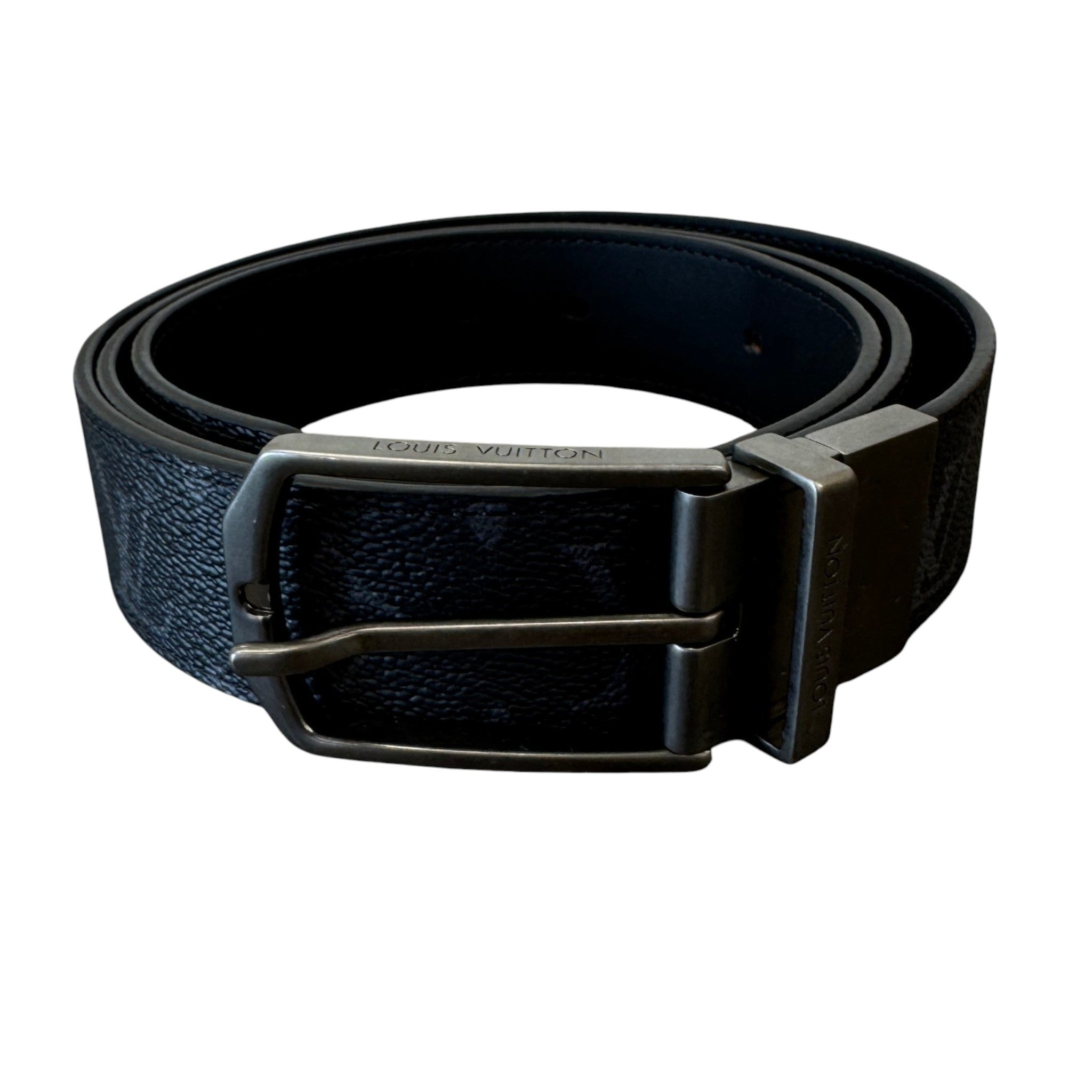 Men's Monogram Eclipse Belt Black Size L
