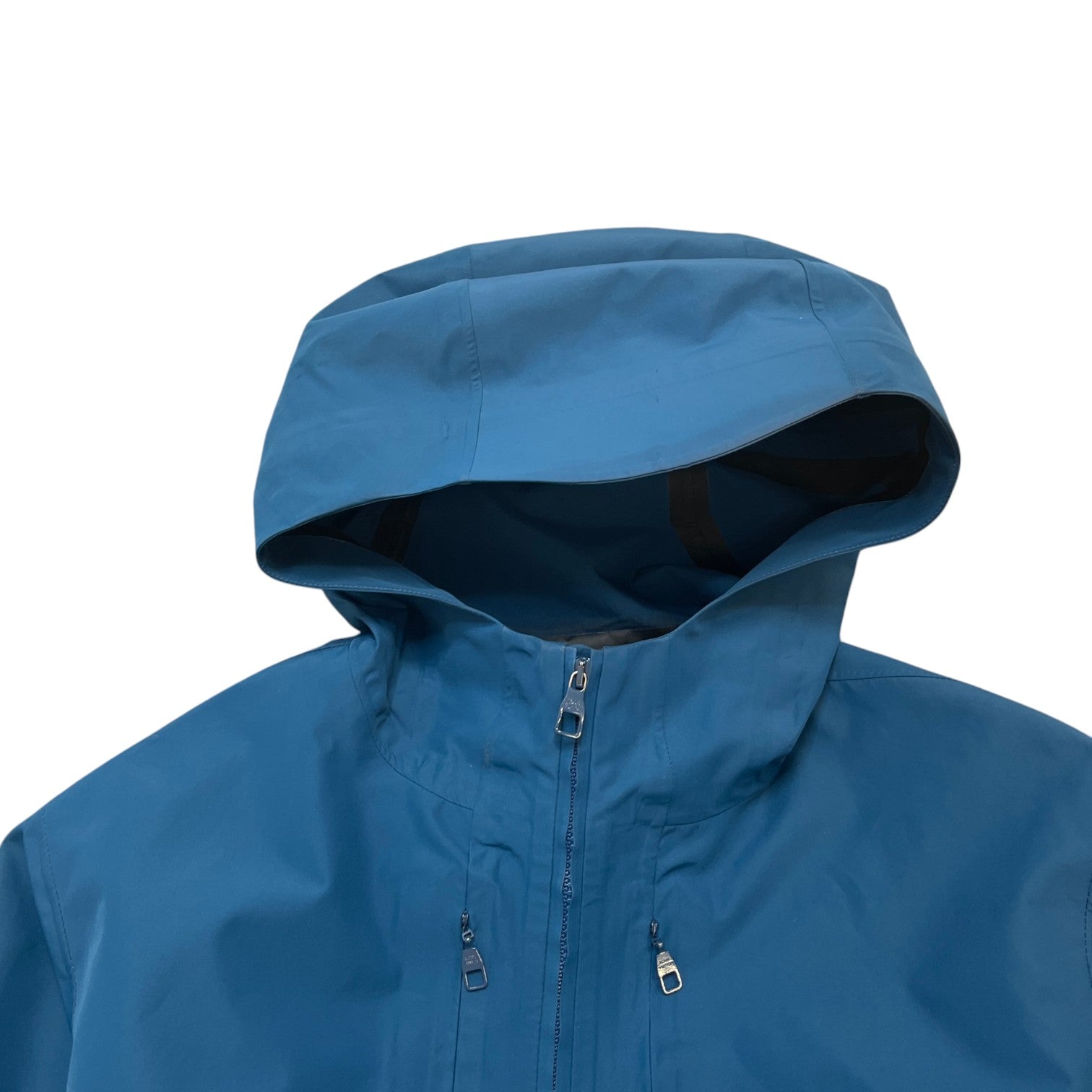 Men's Signature Hooded Parka Jacket Blue Size IT 48 / M