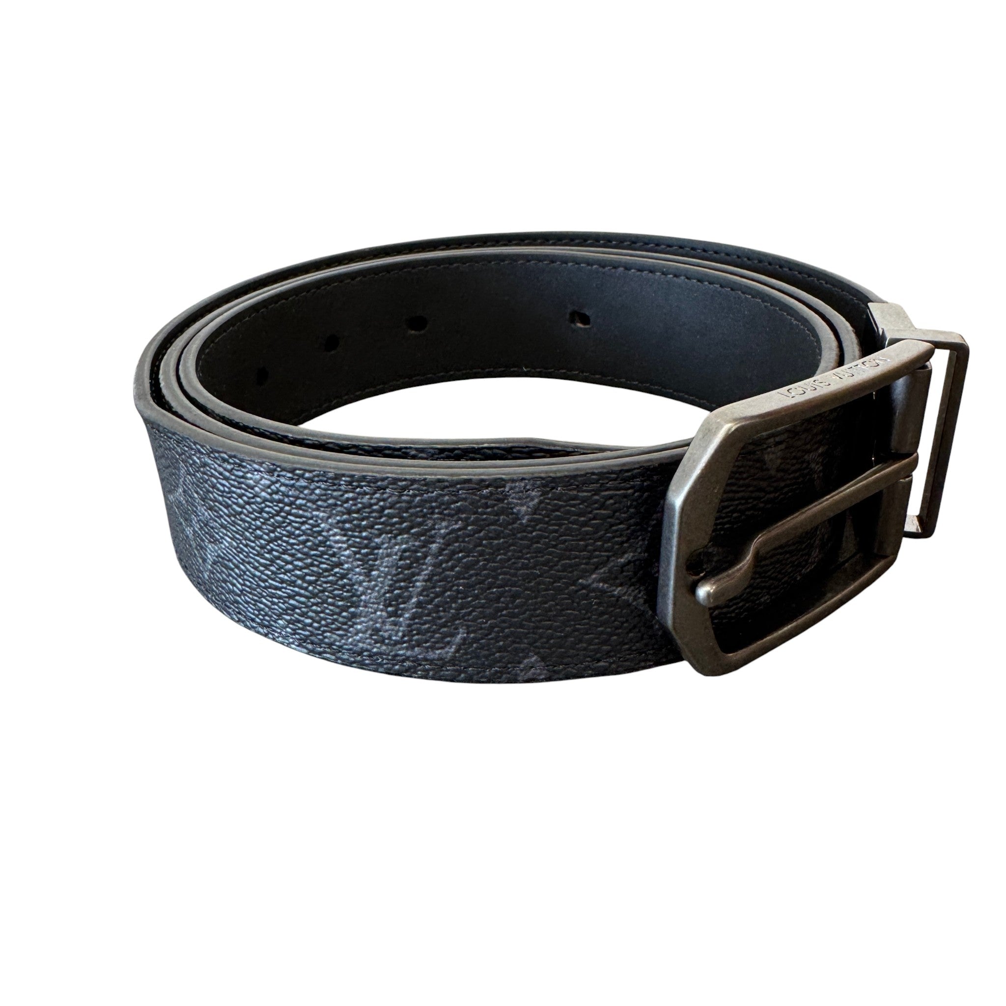Men's Monogram Eclipse Belt Black Size L