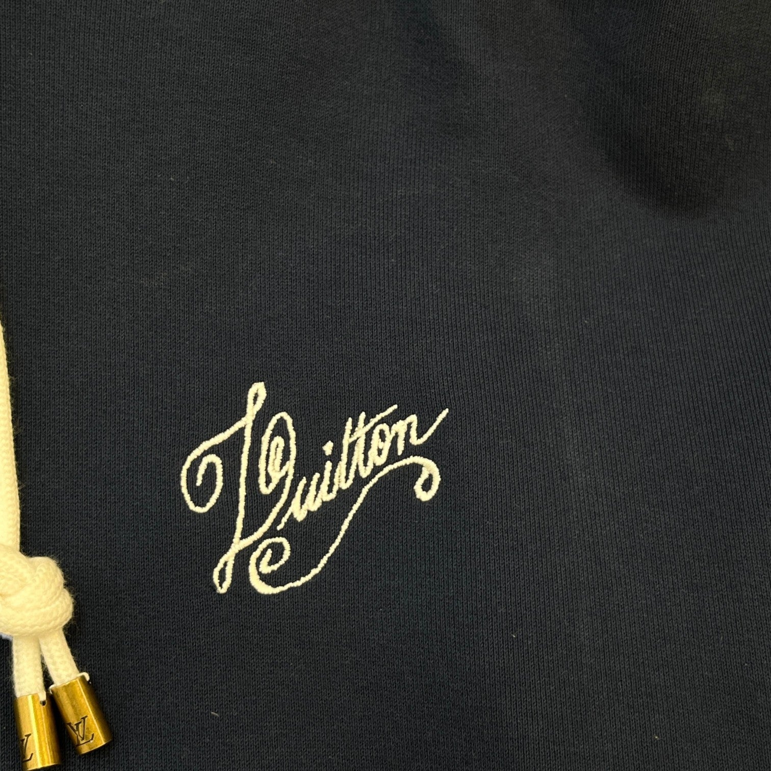 Men's Nautical Ropes Hoodie Navy Size S