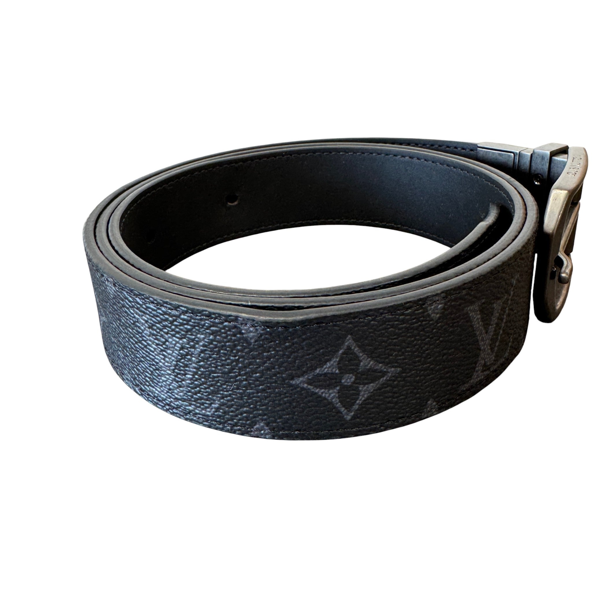 Men's Monogram Eclipse Belt Black Size L