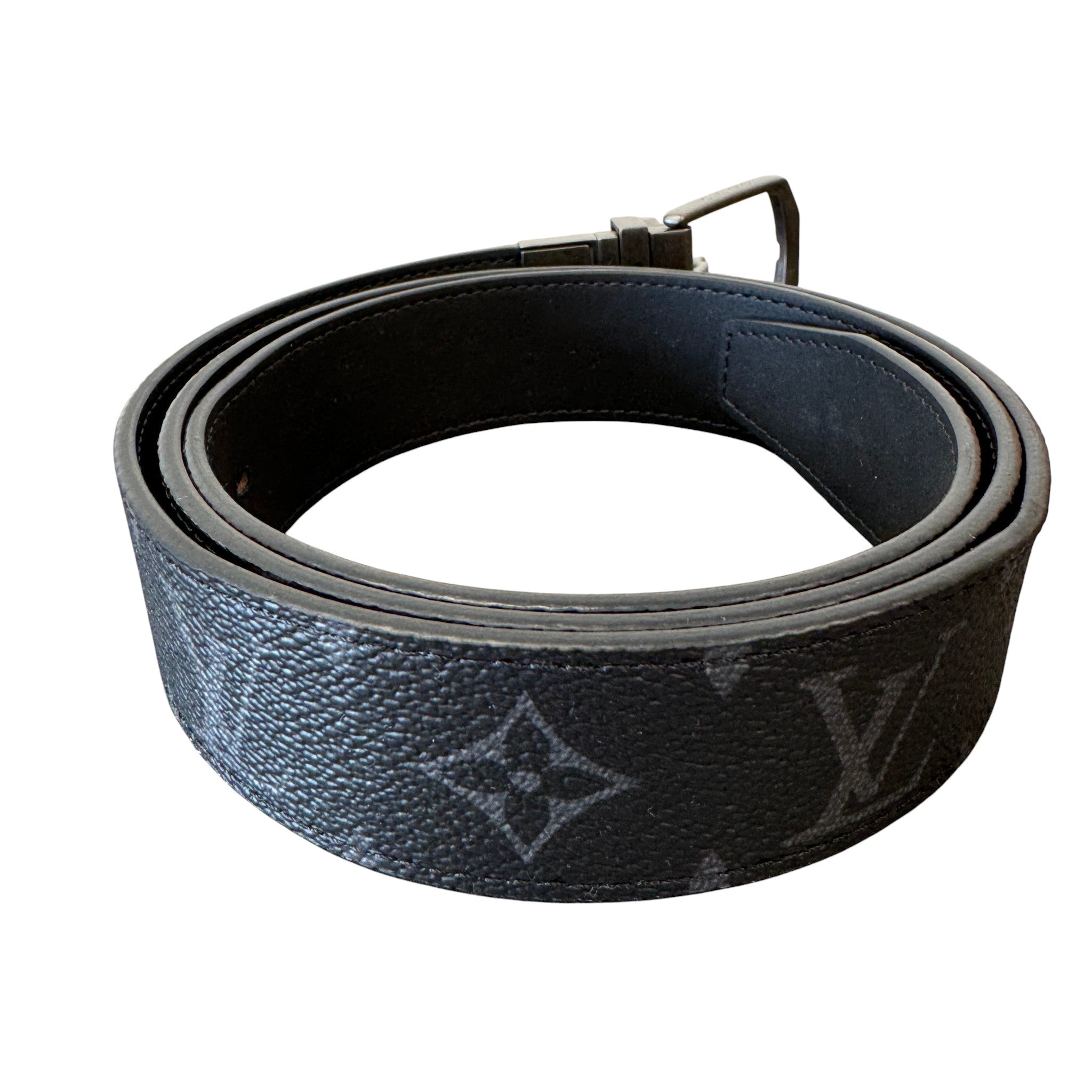 Men's Monogram Eclipse Belt Black Size L