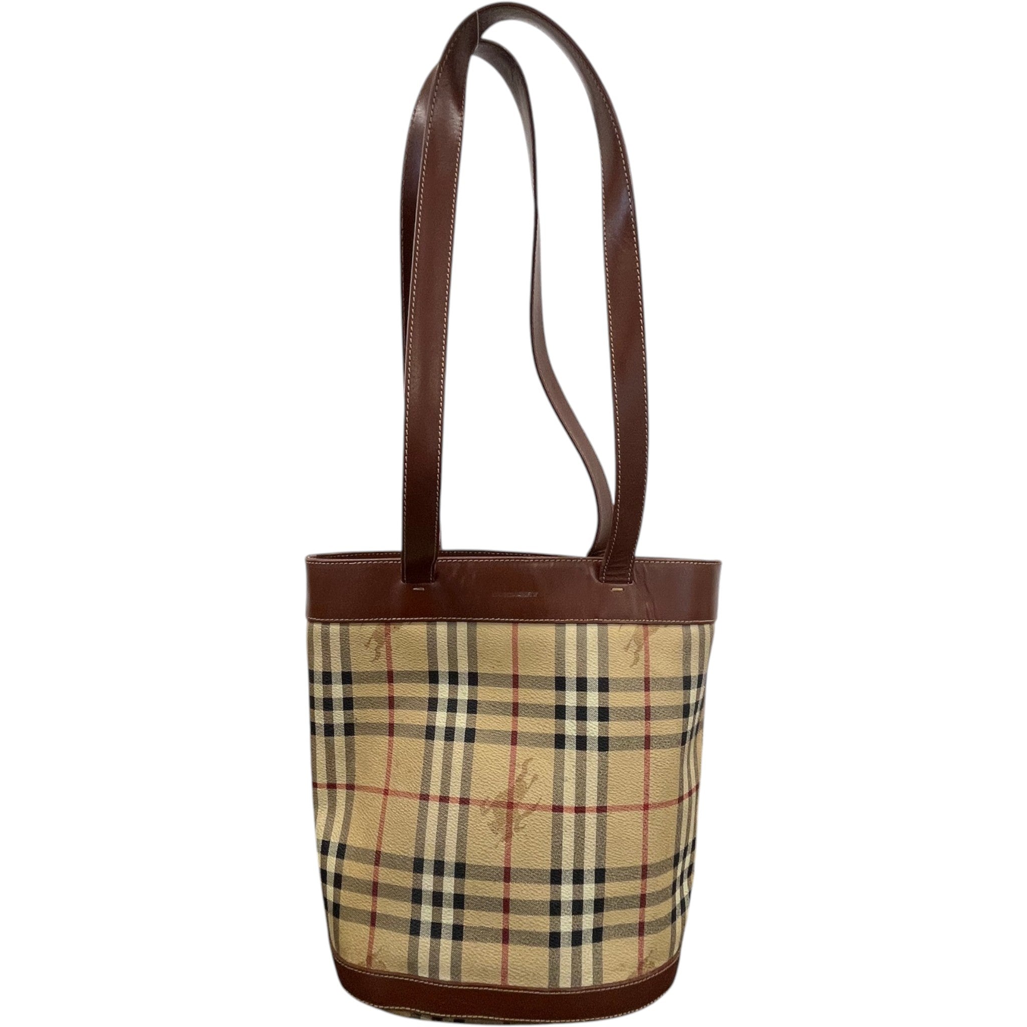Women's Checkered Bag Brown