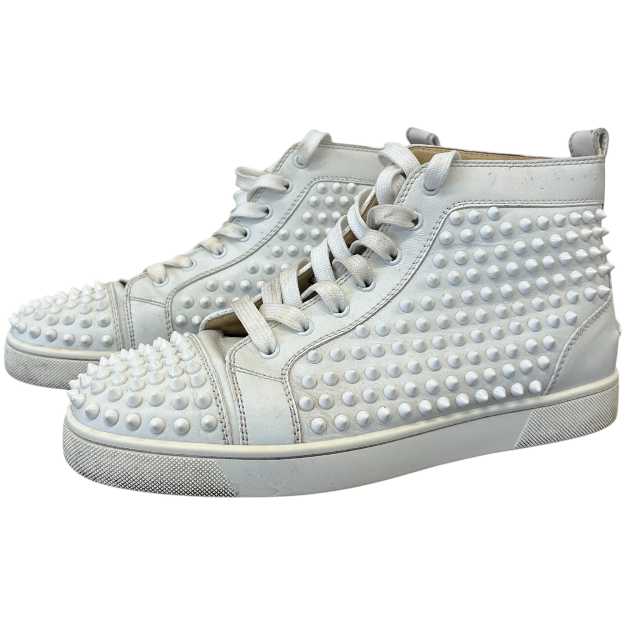 Men's Louis Spikes High Trainers White Size EU 40.5 / UK 6.5