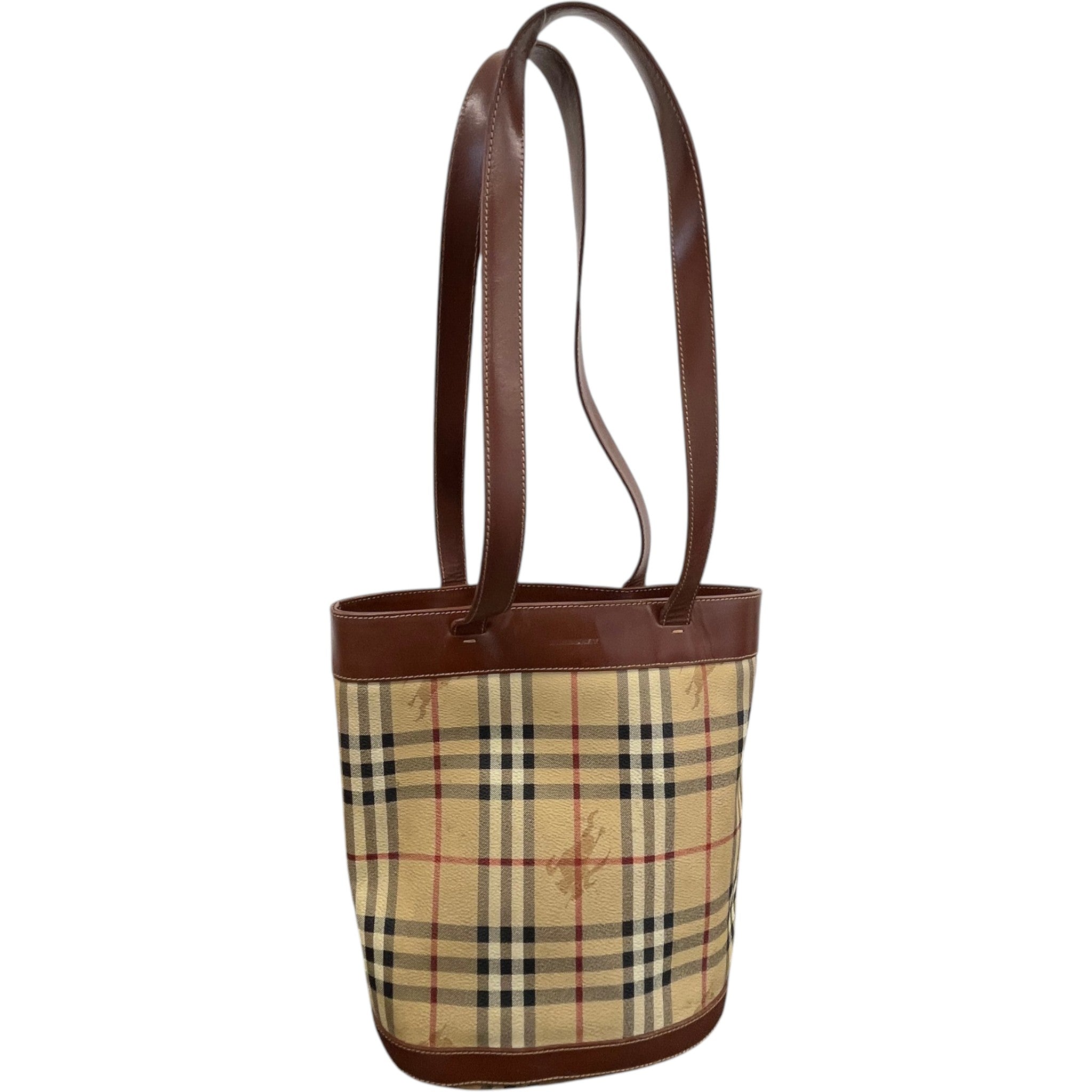 Women's Checkered Bag Brown