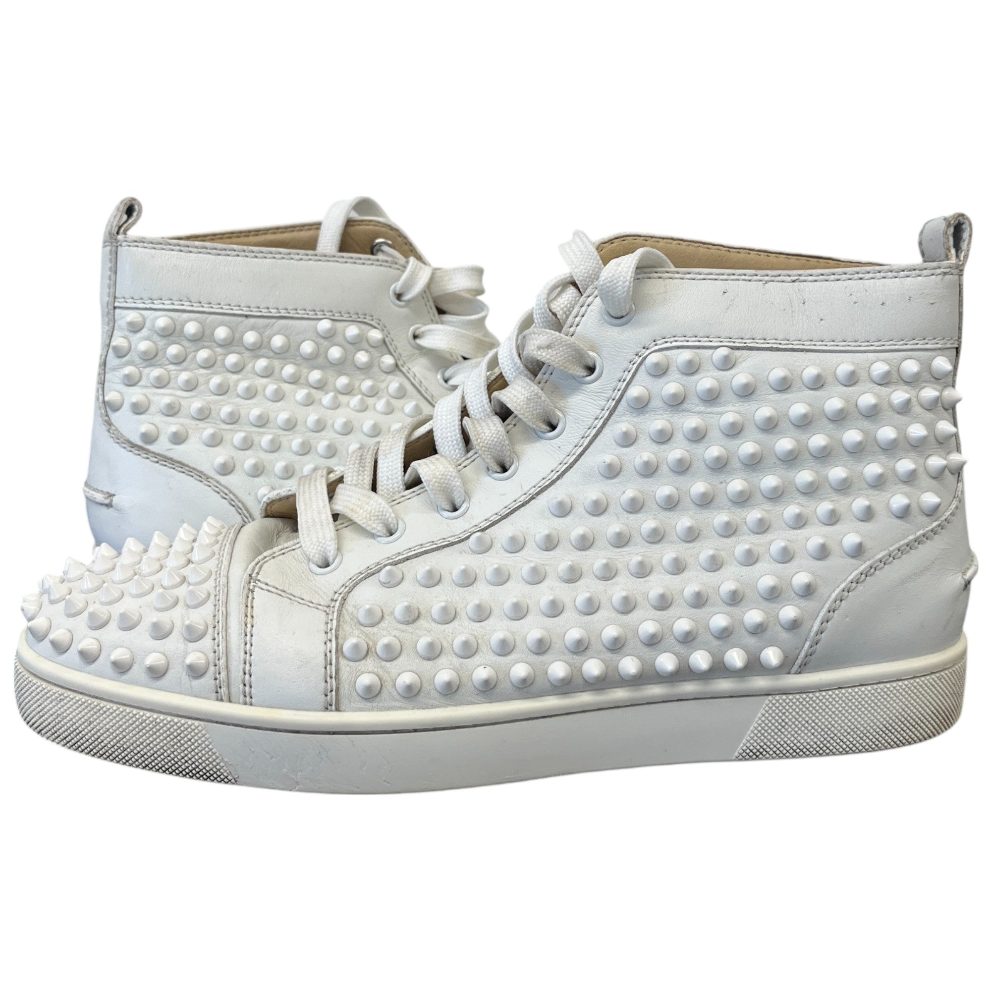 Men's Louis Spikes High Trainers White Size EU 40.5 / UK 6.5