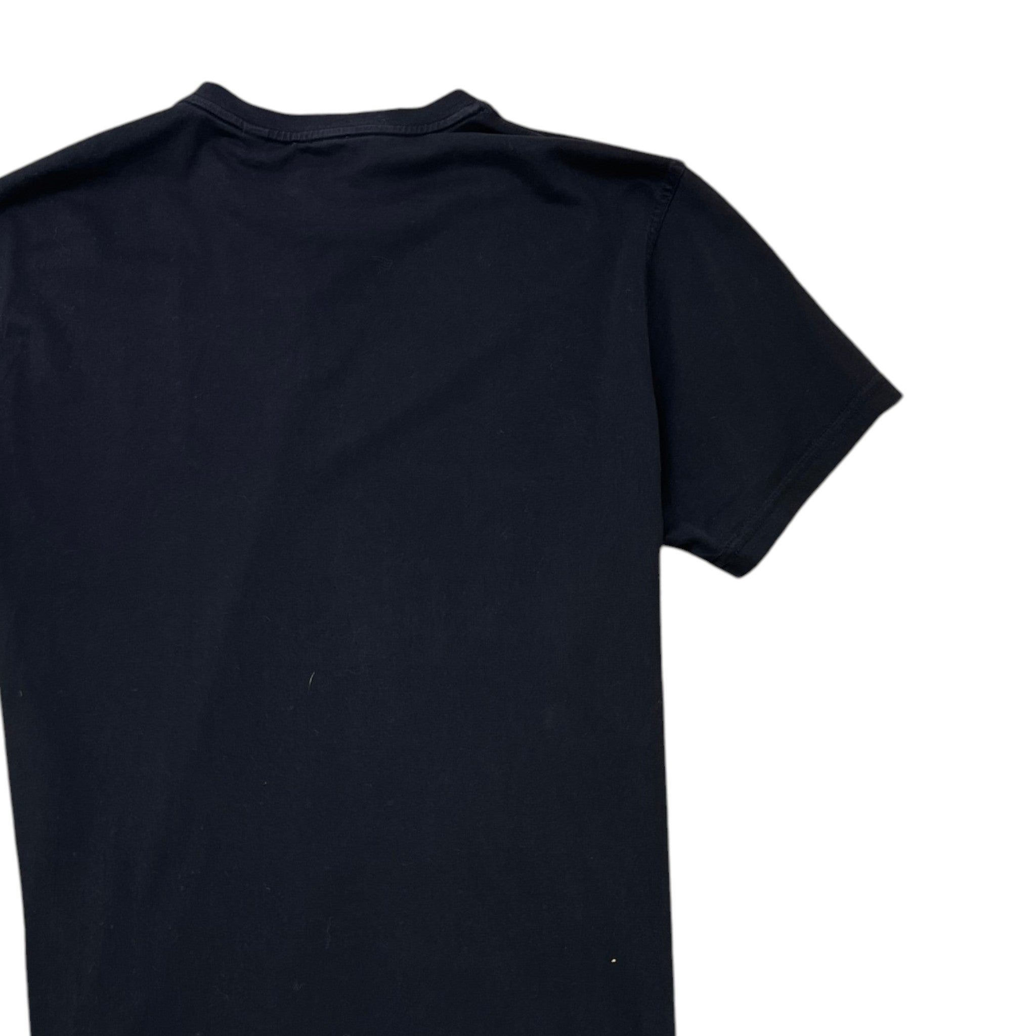 Men's Embroidered Logo T-Shirt Black Size M