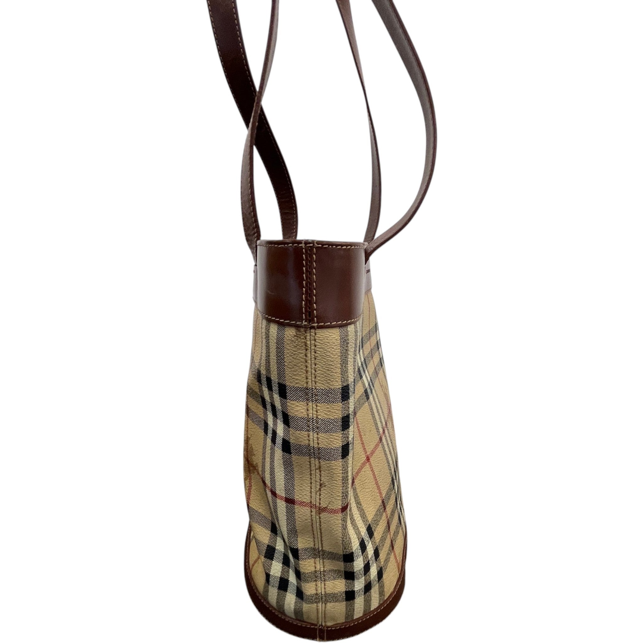 Women's Checkered Bag Brown