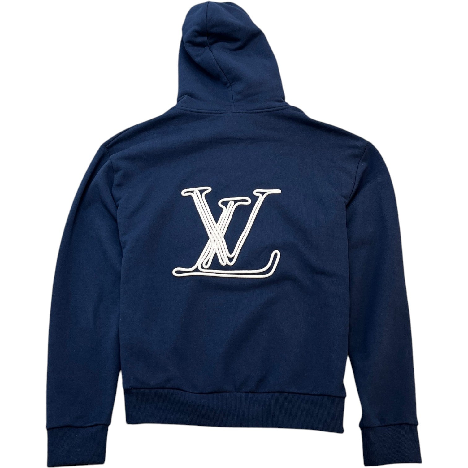 Men's Nautical Ropes Hoodie Navy Size S
